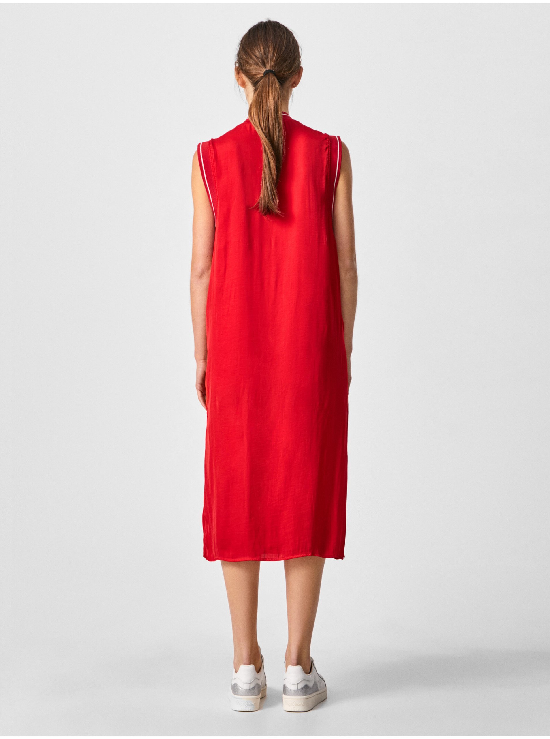 Rochii de vara si de plaja pentru femei Pepe Jeans - rosu