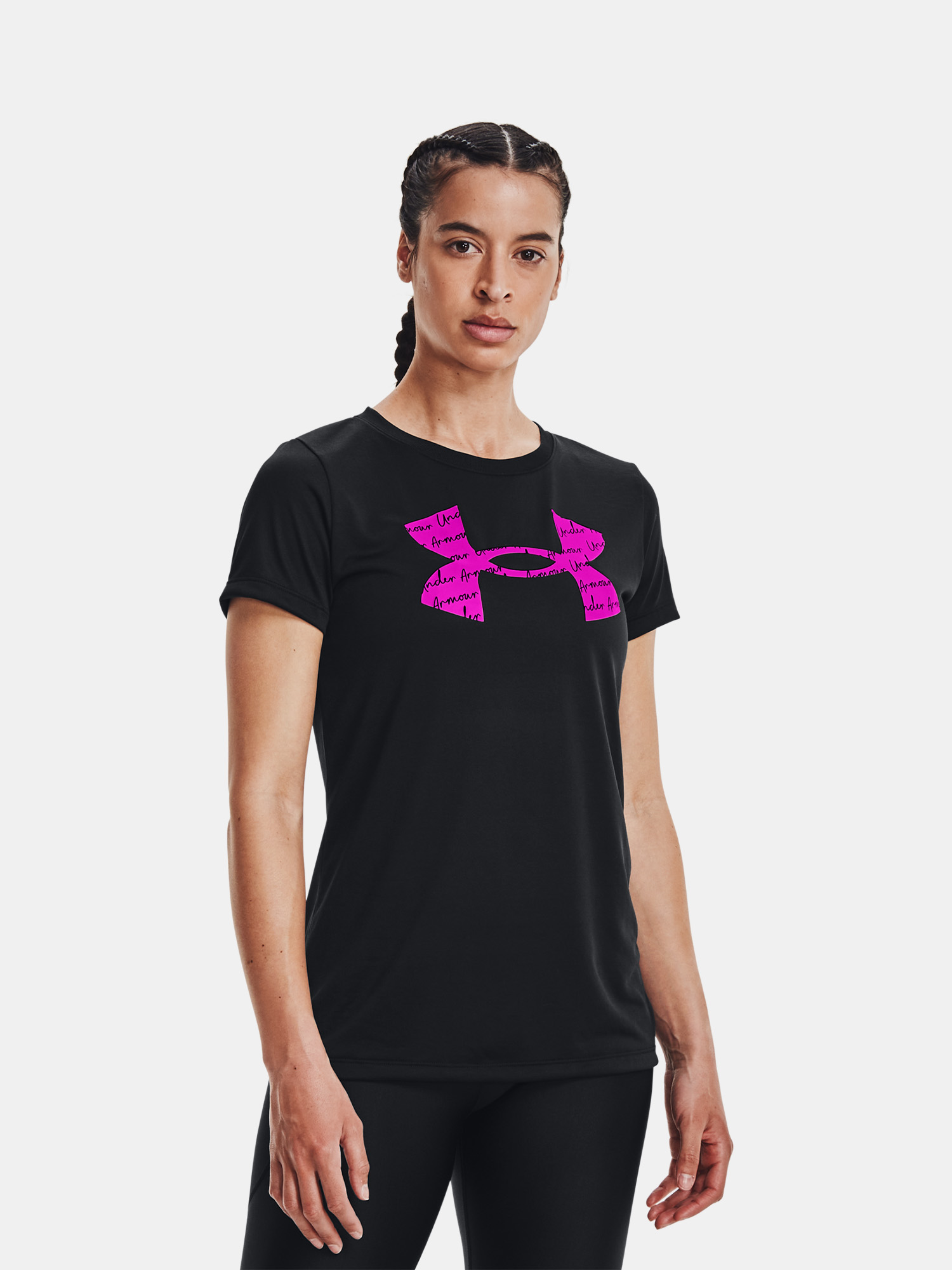 Under Armour T-Shirt Tech Solid BL SSC-BLK - Ladies