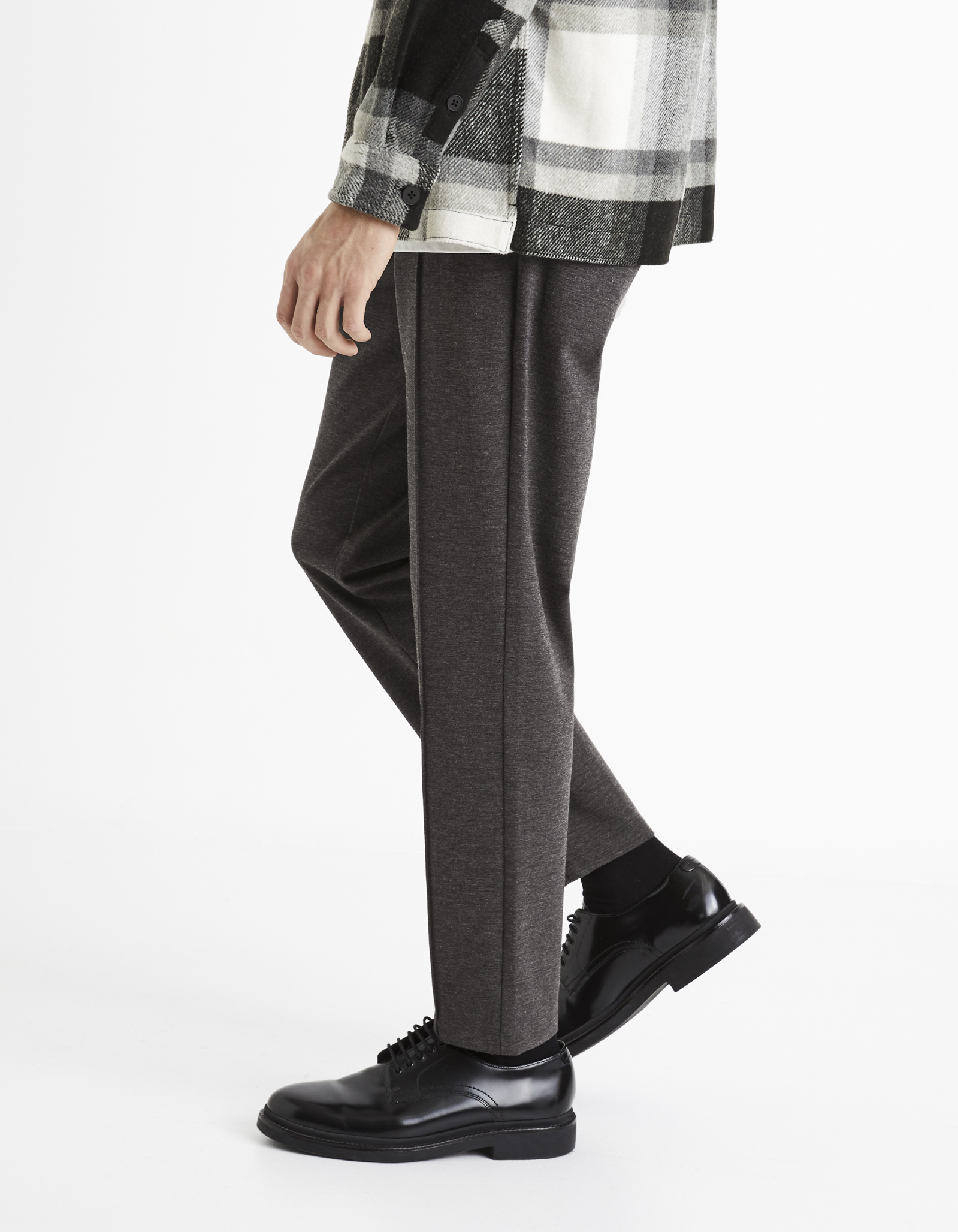 Pantaloni casual pentru barbati Celio - gri inchis