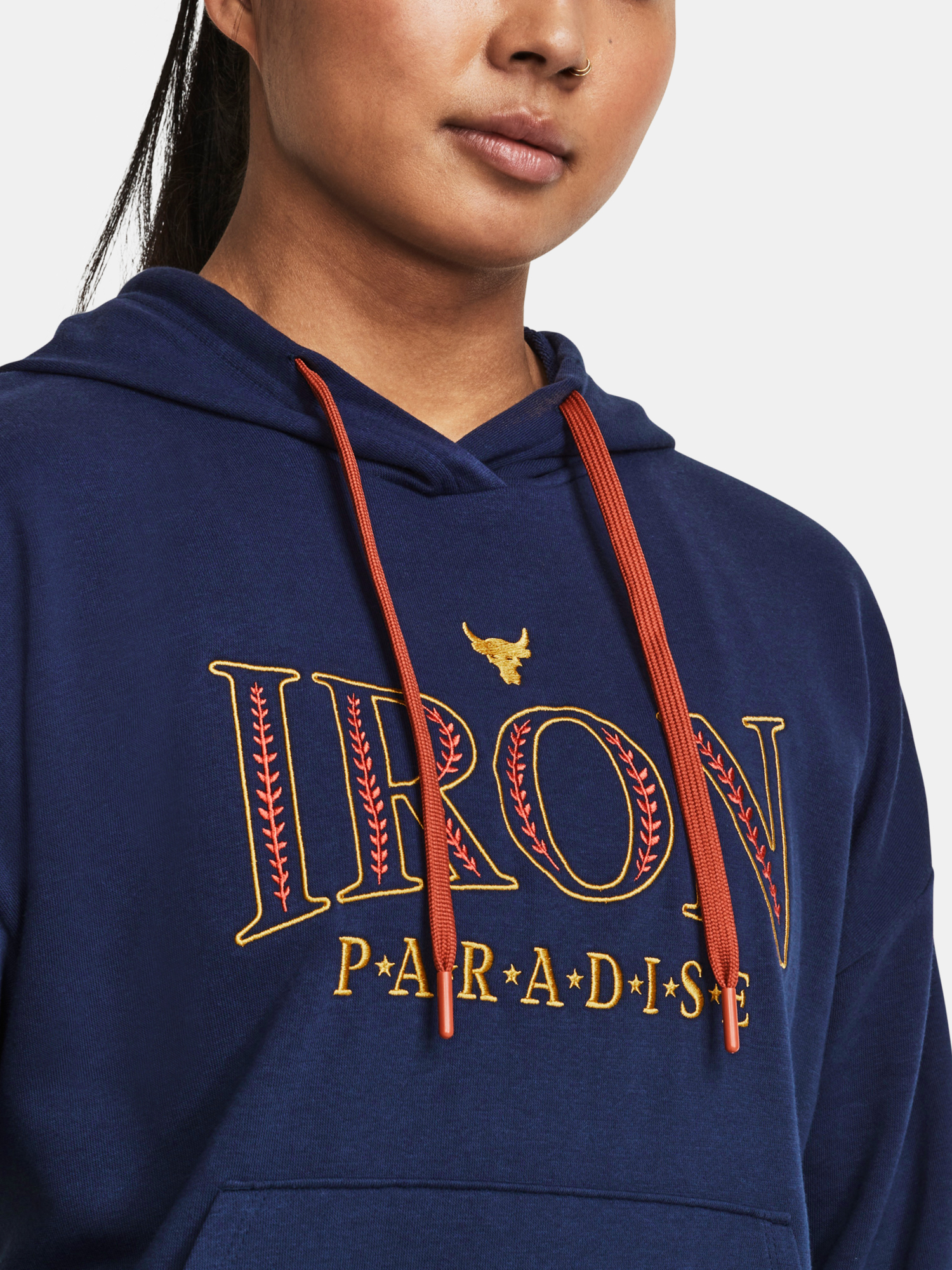 Under Armour Sweatshirt Pjt Rck Everyday Terry Hdy-BLU - Women's