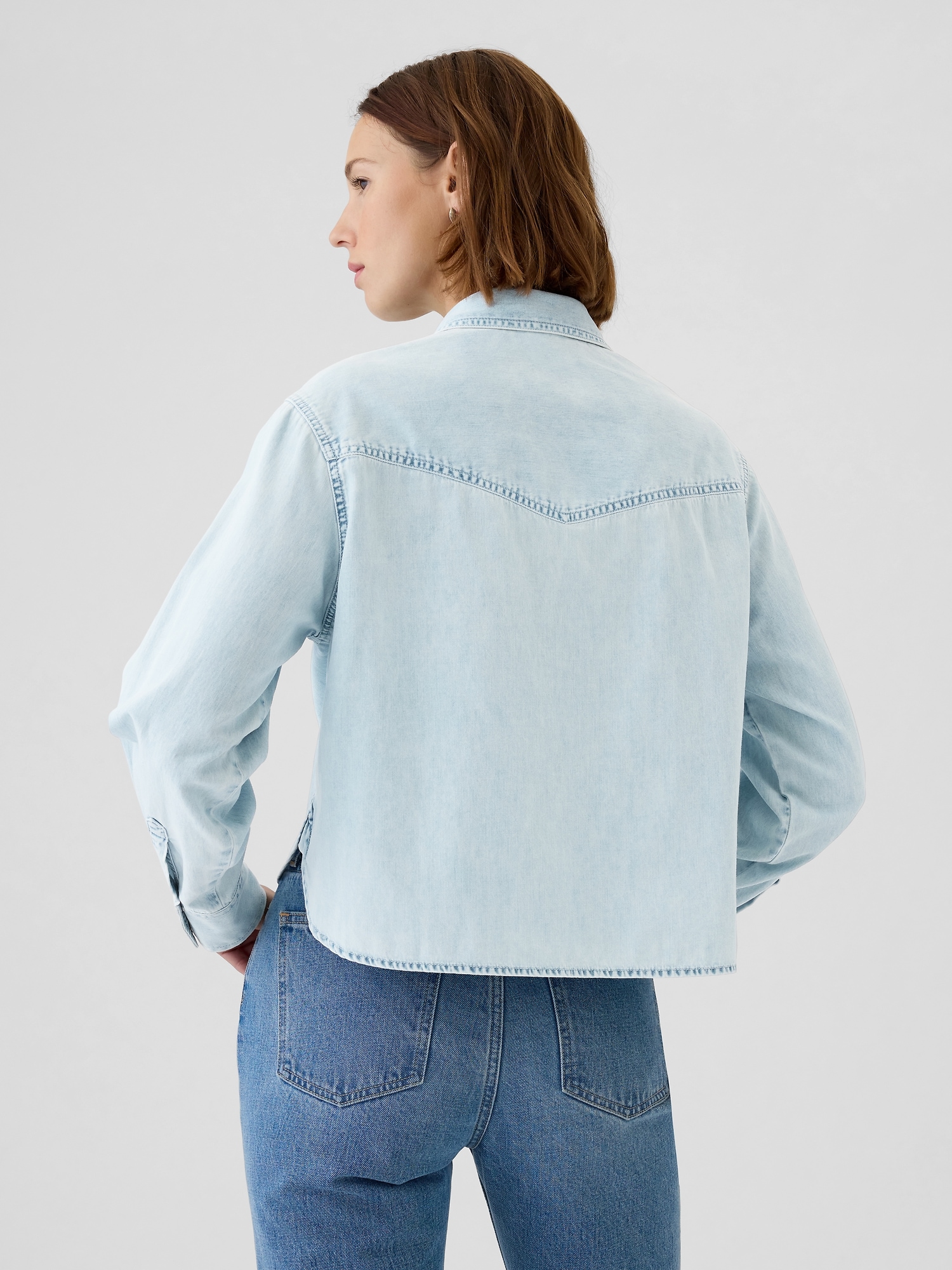 GAP Denim shirt Cropped Western - Women's