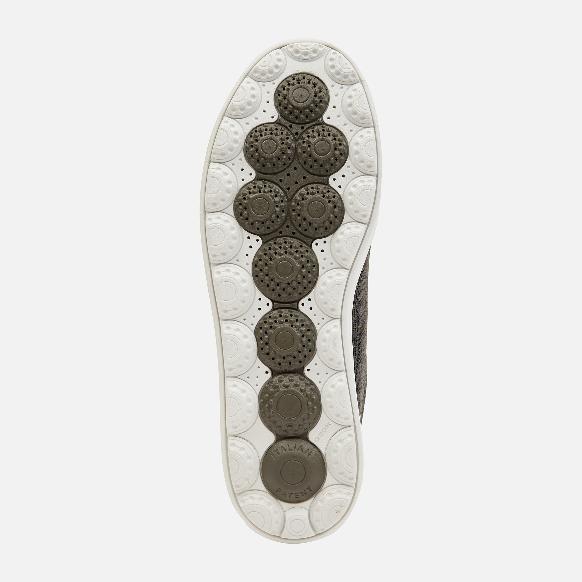 Khaki men's sneakers Geox Spherica Ecub-1 - Men's