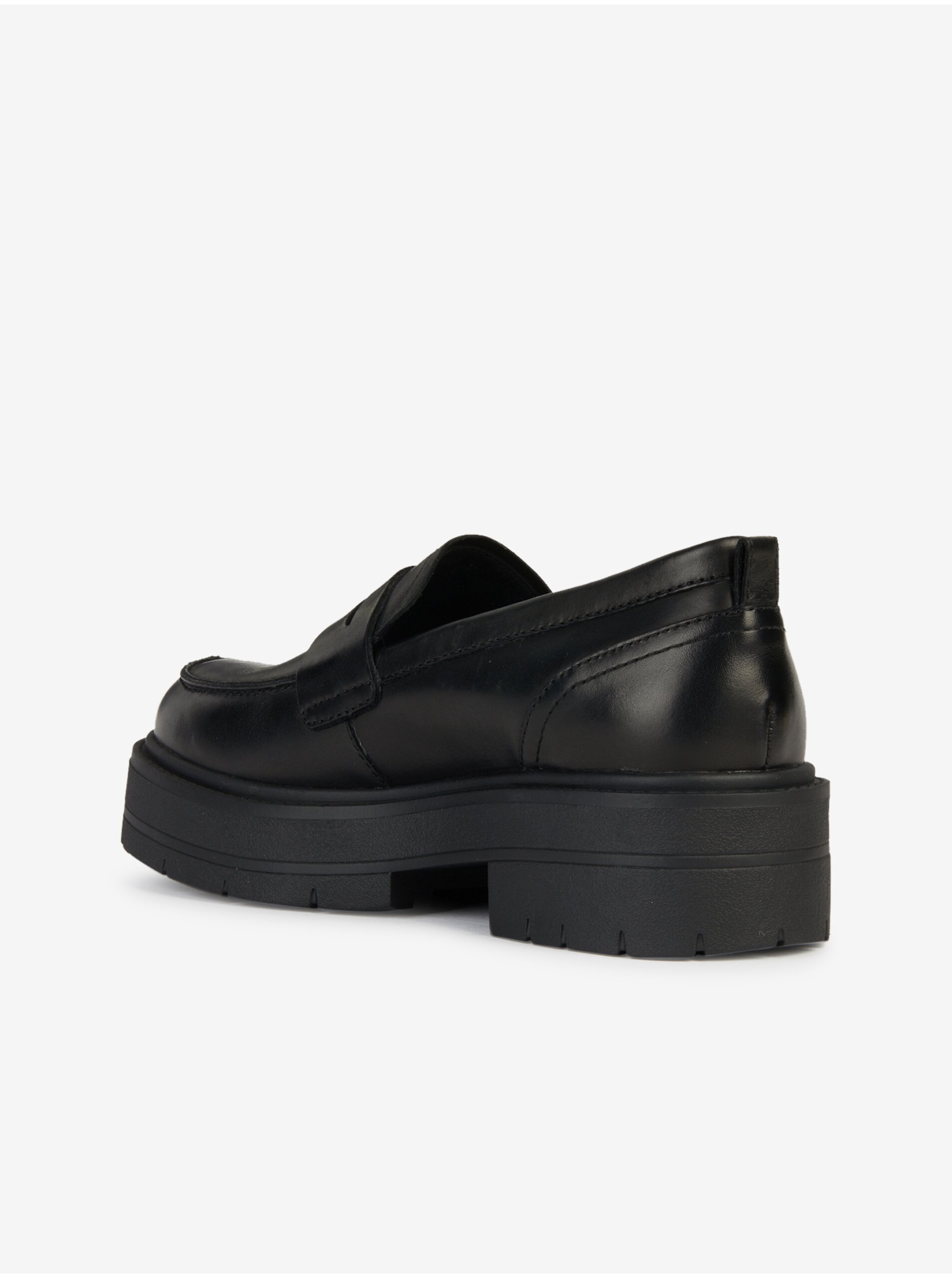 Balerini, mocasini pentru femei Geox - negru