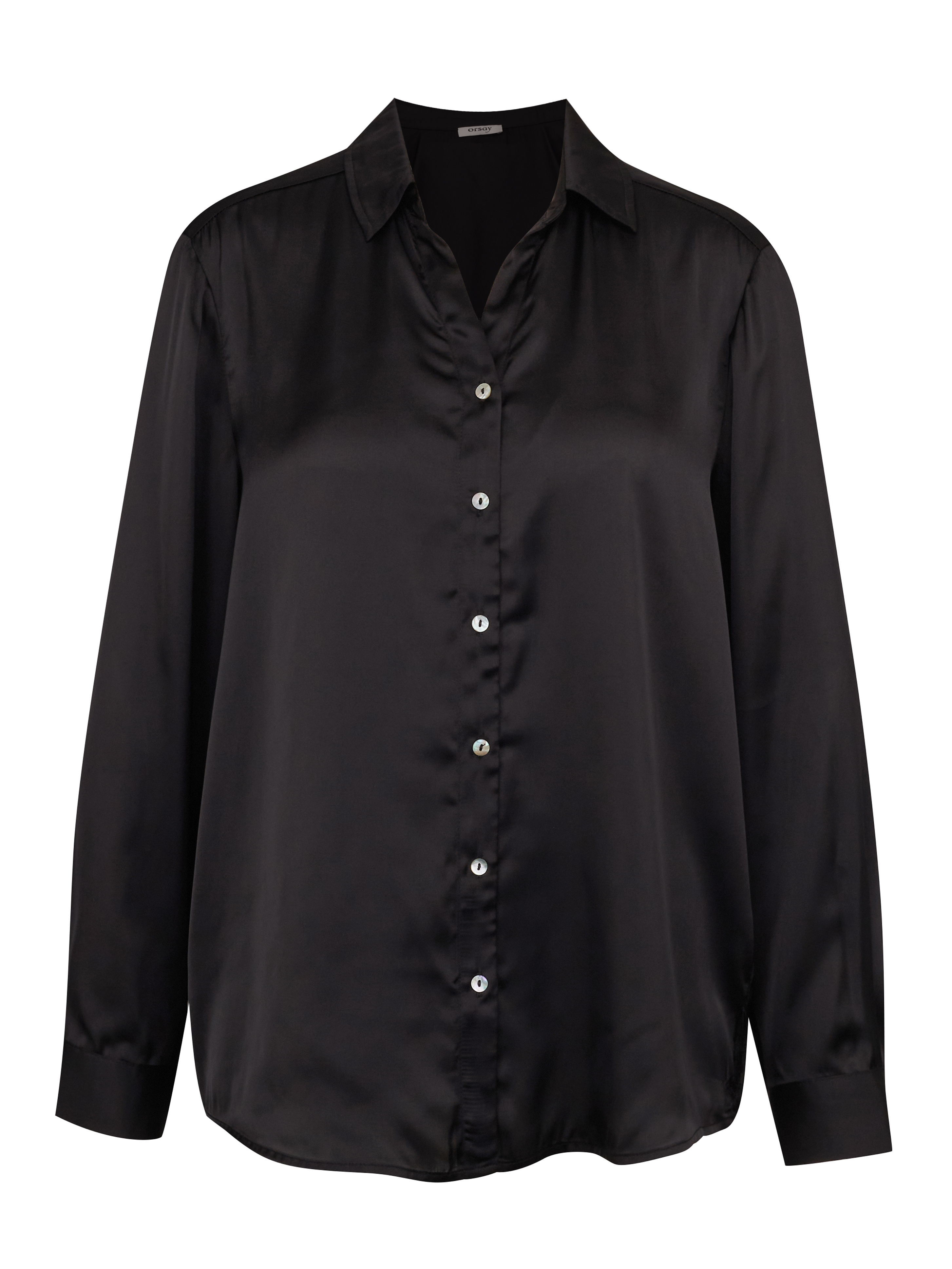 Black women's shirt with collar ORSAY - Women's
