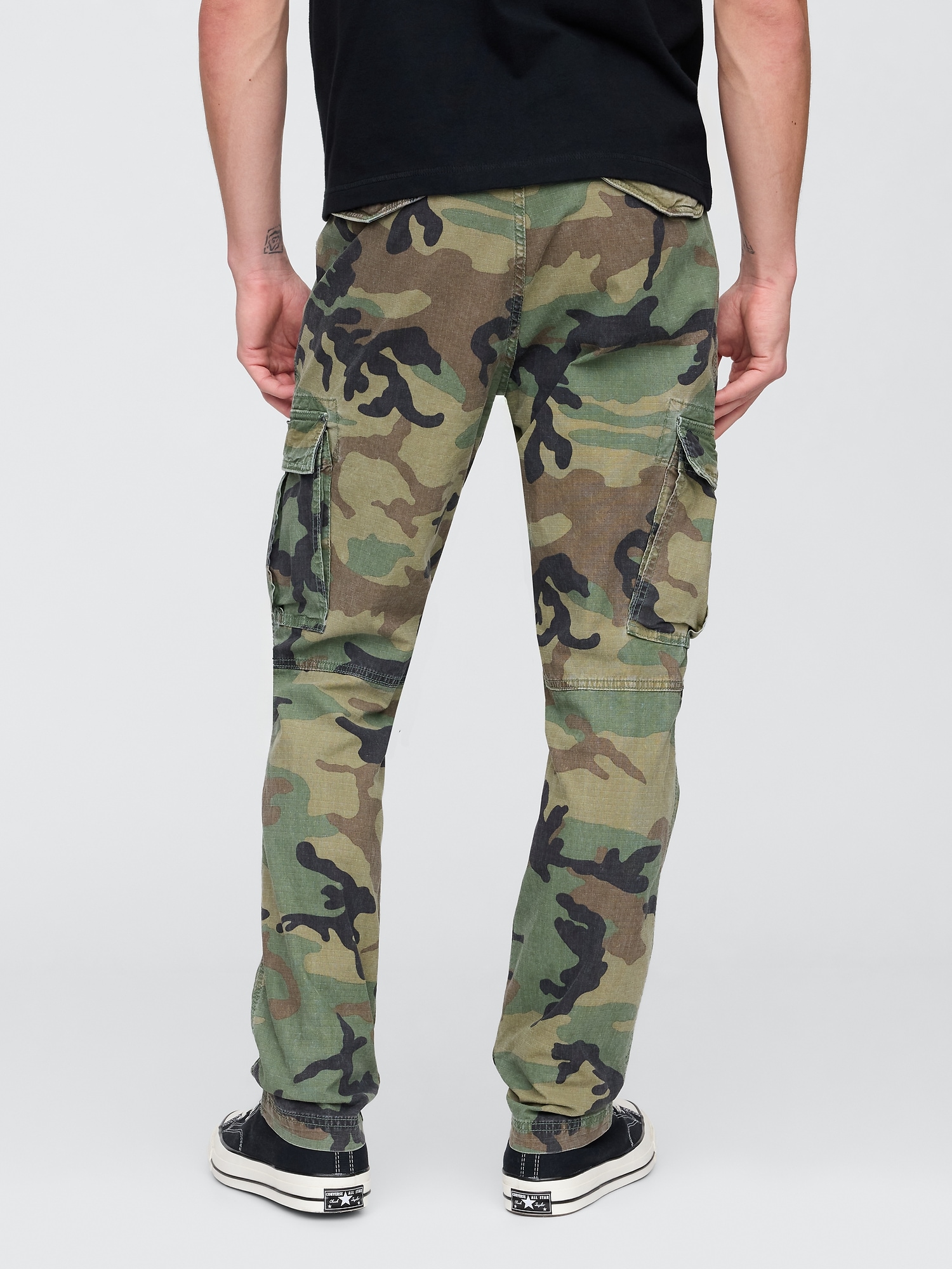 Pantaloni casual pentru barbati GAP - verde