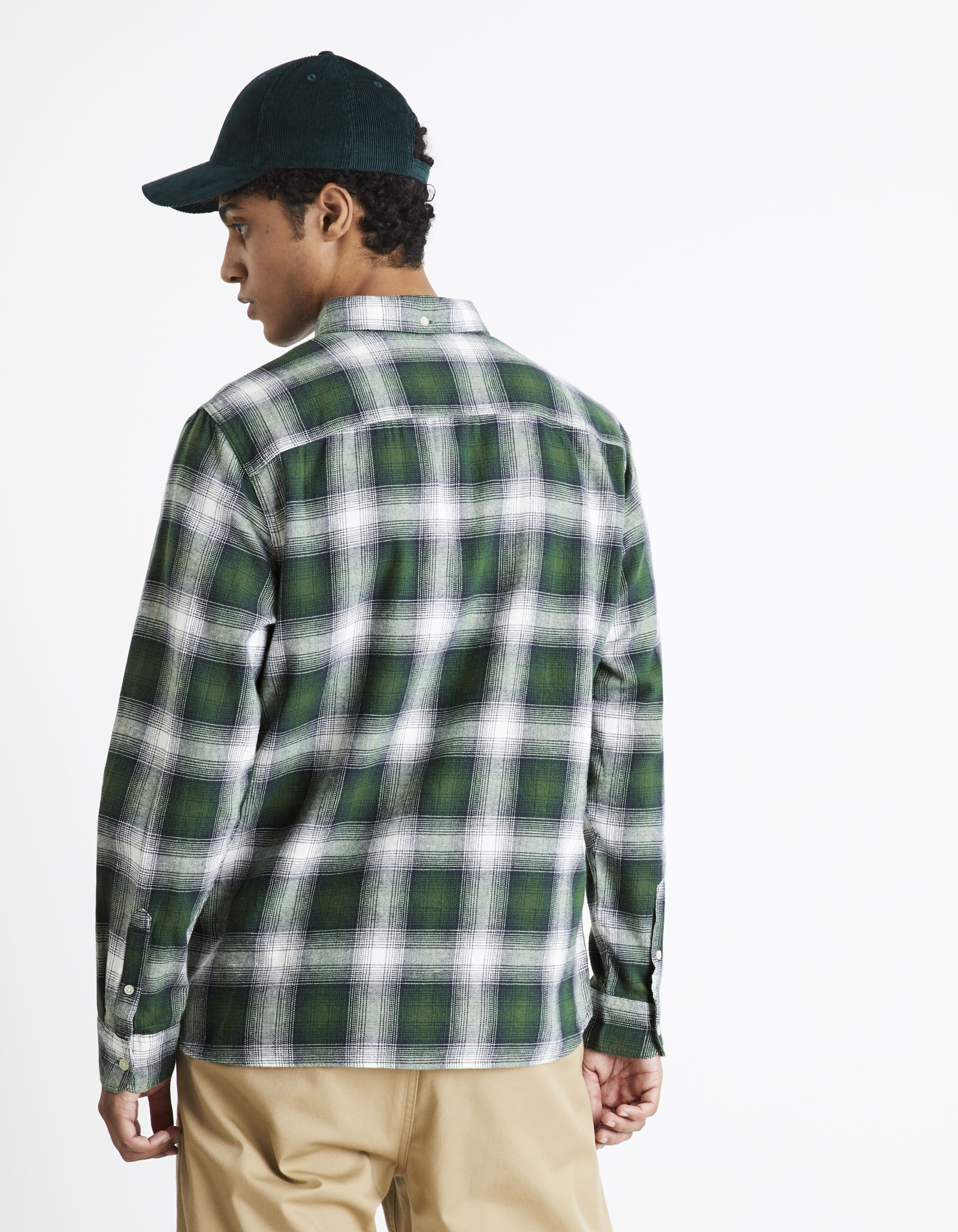 Celio Flannel Plaid Shirt Camulto - Men