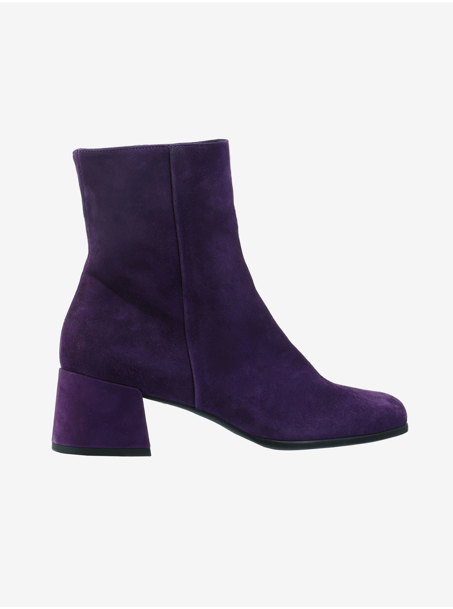 Purple women's suede ankle boots Högl Lou - Women