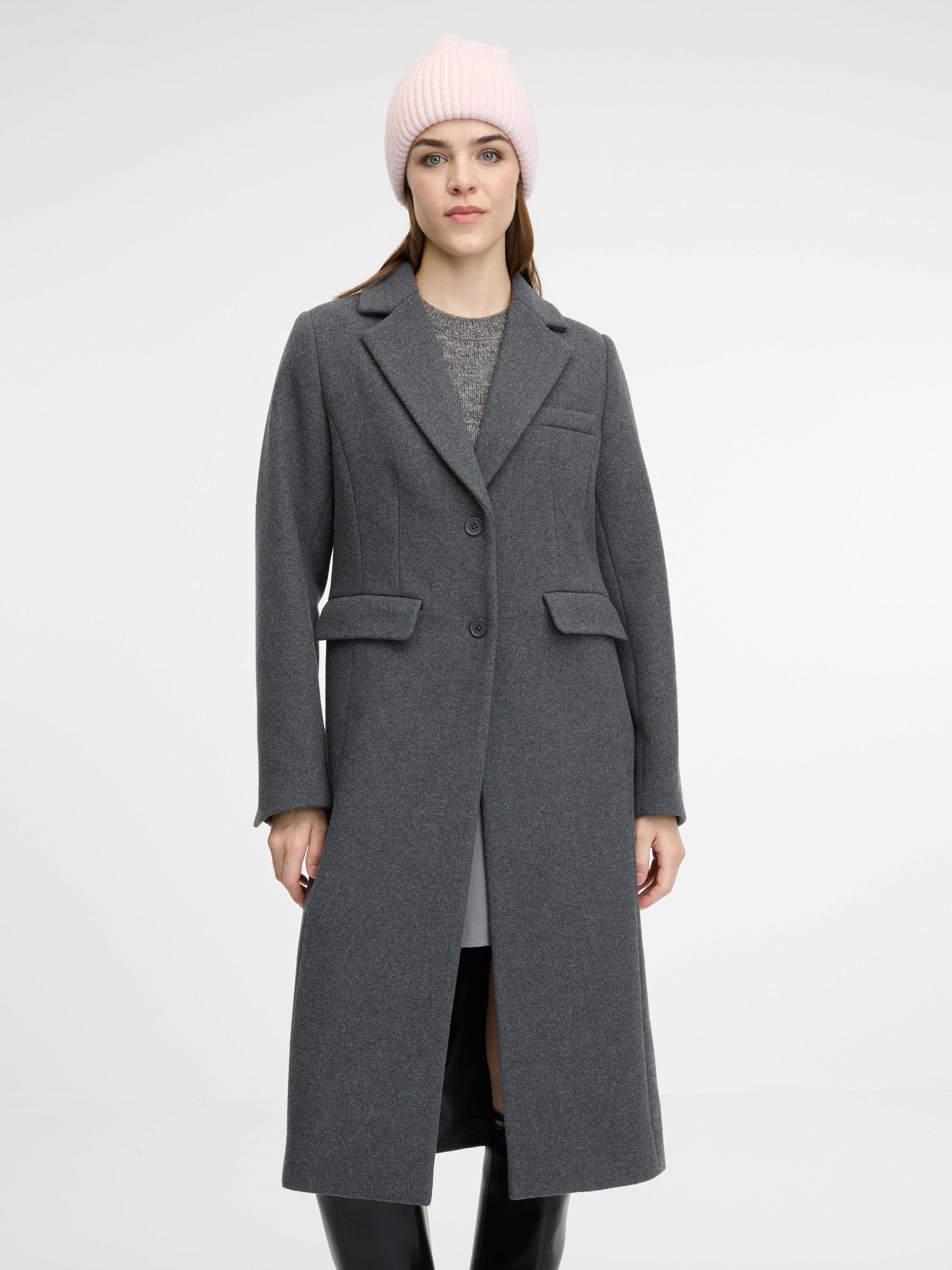 Grey women's coat ORSAY - Women's
