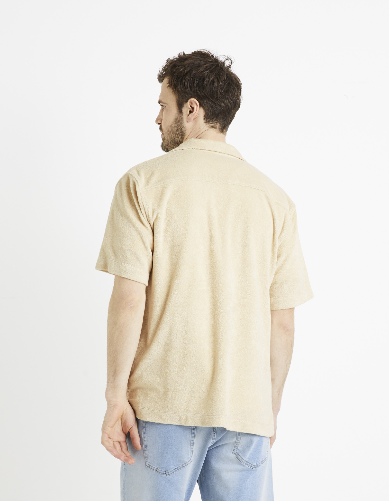 Tricouri cu maneca scurta pentru barbati Celio - bej