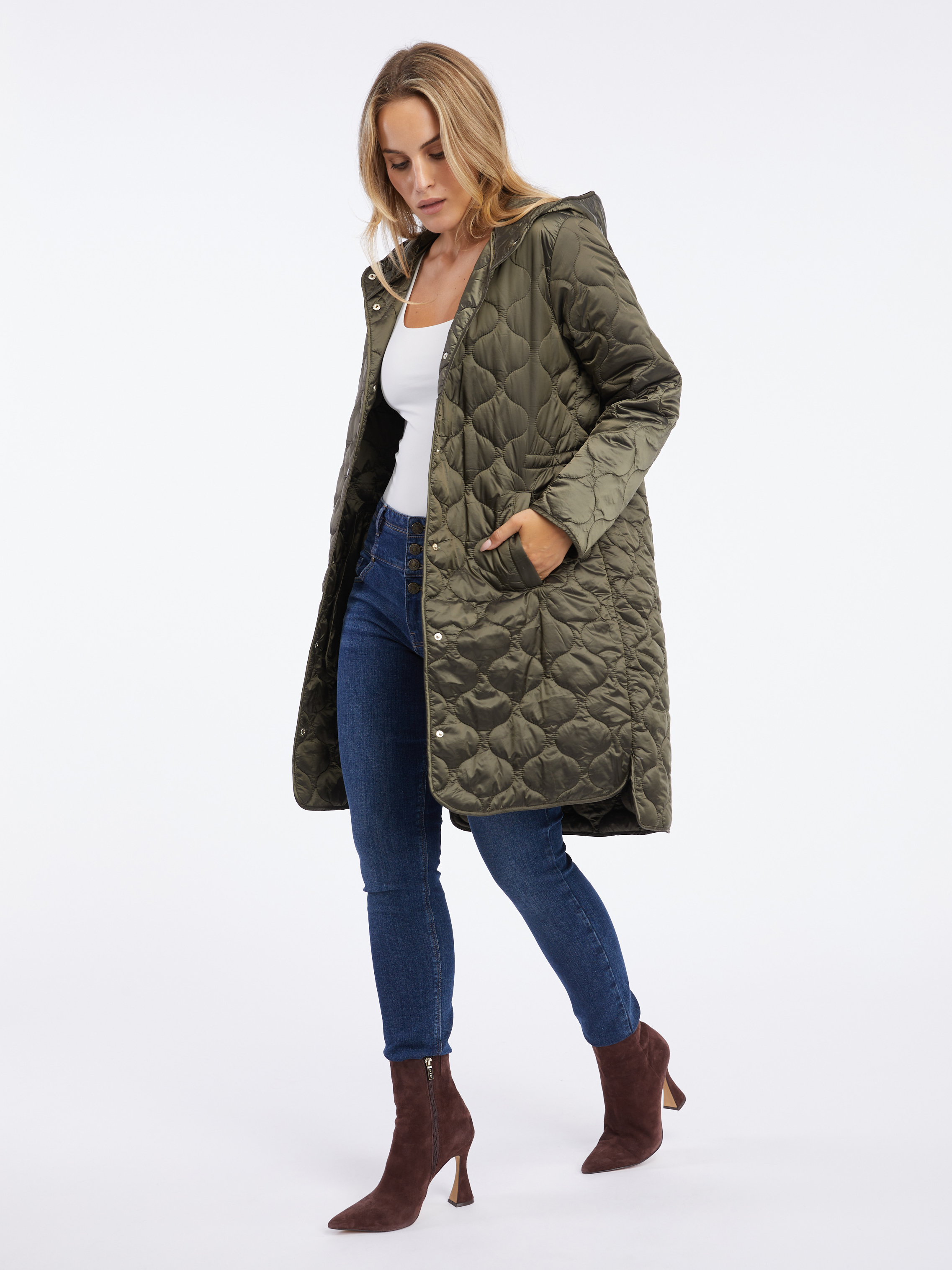 Marimi curvy pentru femei ORSAY - kaki