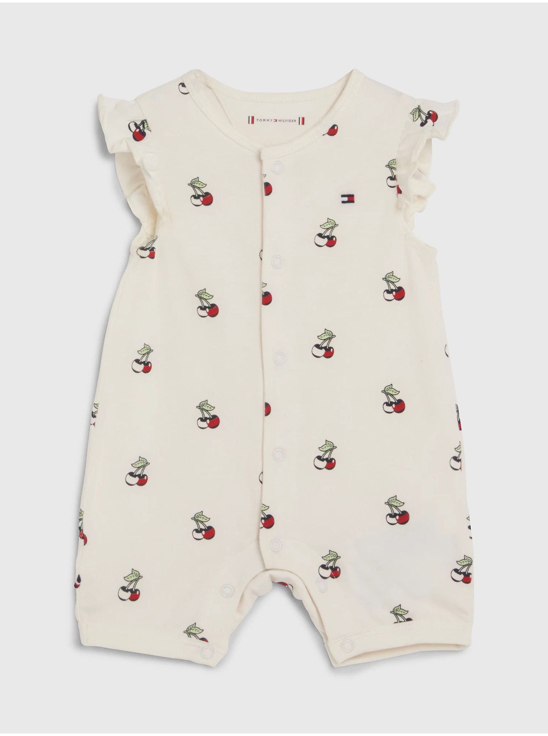 Krémové Holčičí Vzorované Body Tommy Hilfiger Baby Cherry - Holky