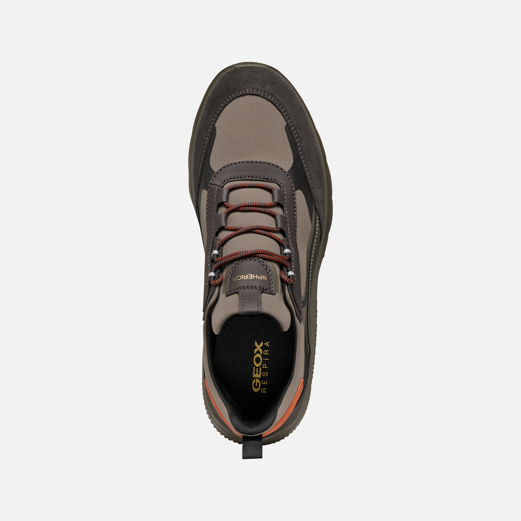 Grey men's sneakers Geox Spherica Actif - Men's