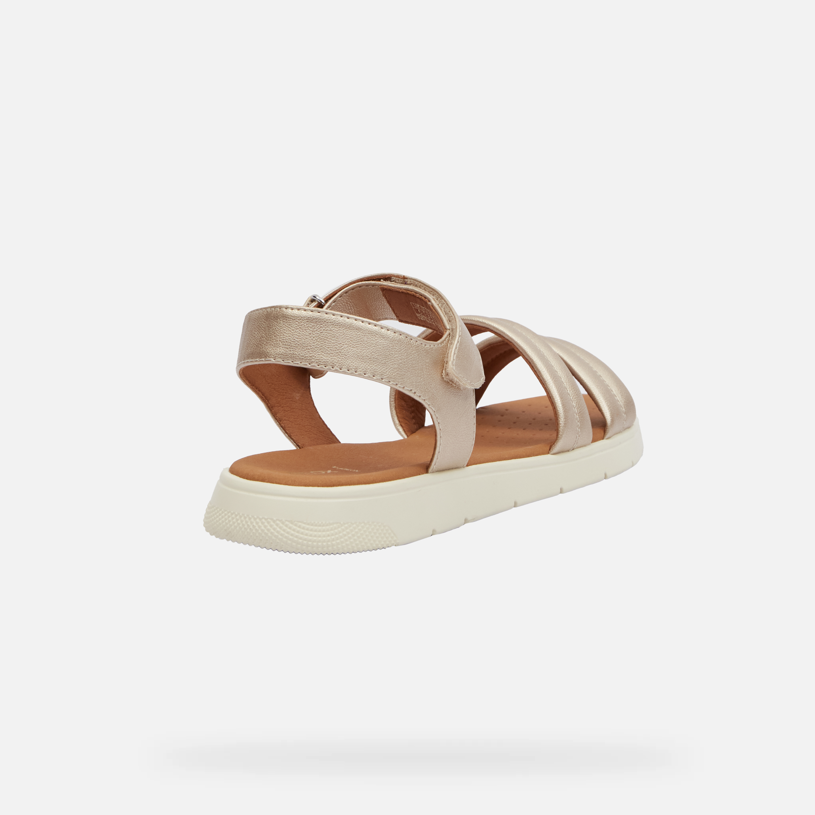 Gold women&#039;s sandals Geox Dandra - Women&#039;s
