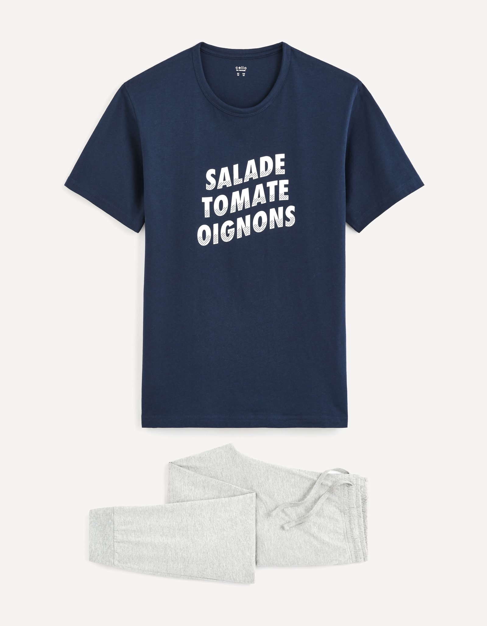 Pijamale pentru barbati Celio - albastru