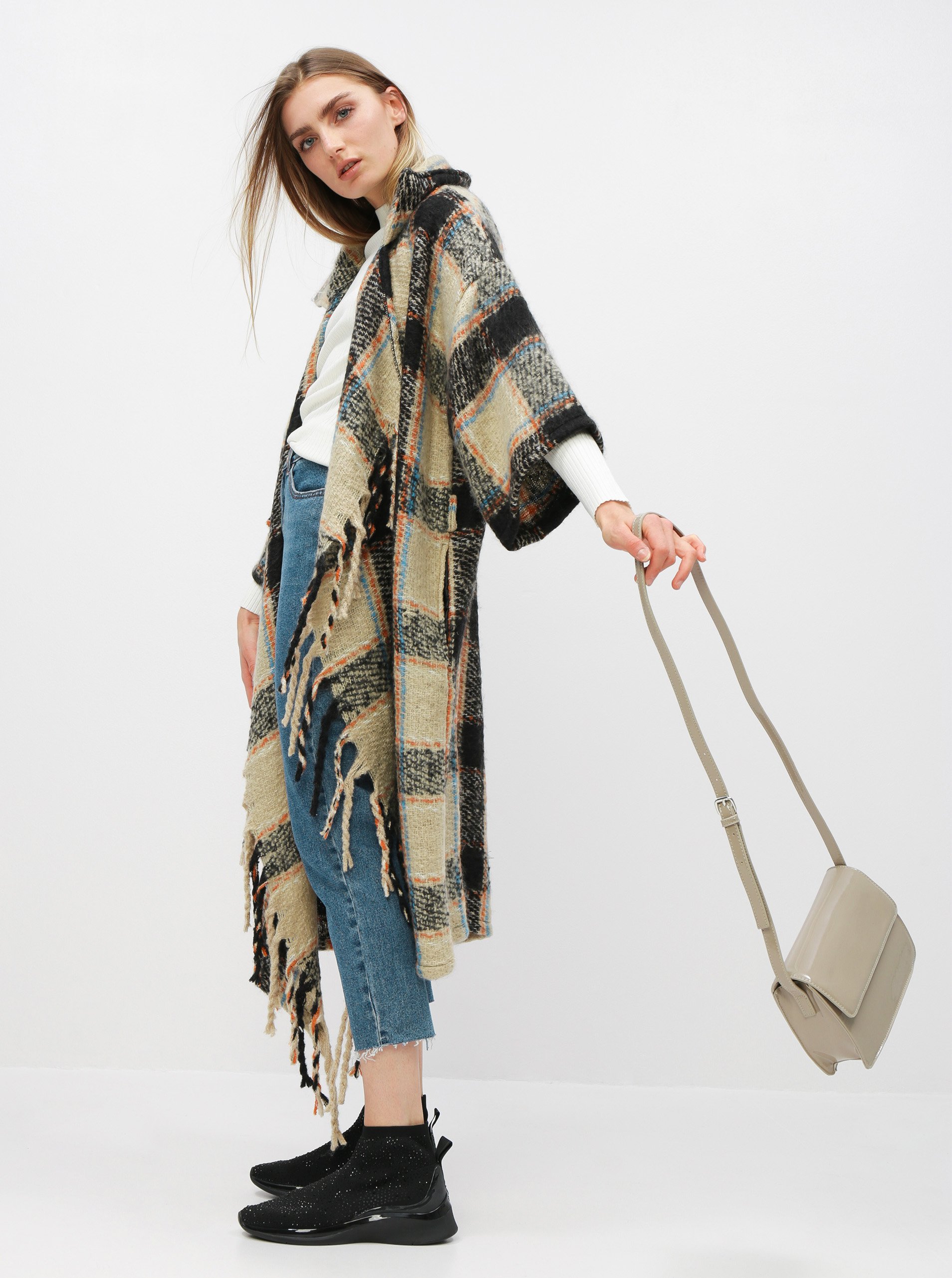 Blugi albastri straight pana la glezne ONLY Emily