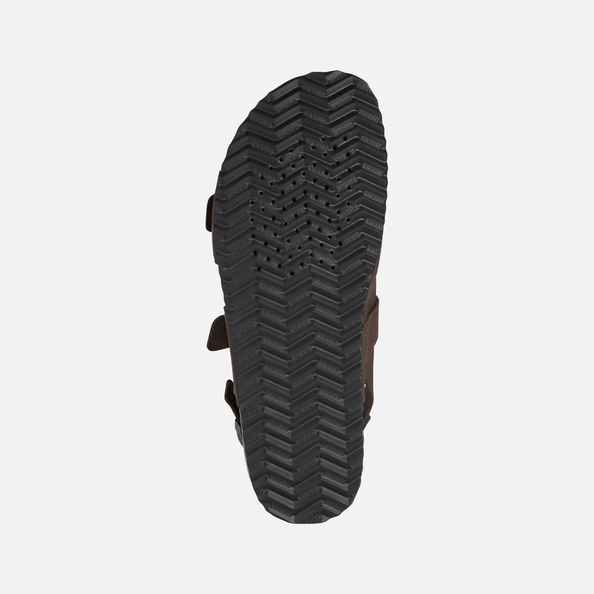 Dark brown men's sandals Geox Ghita - Men's