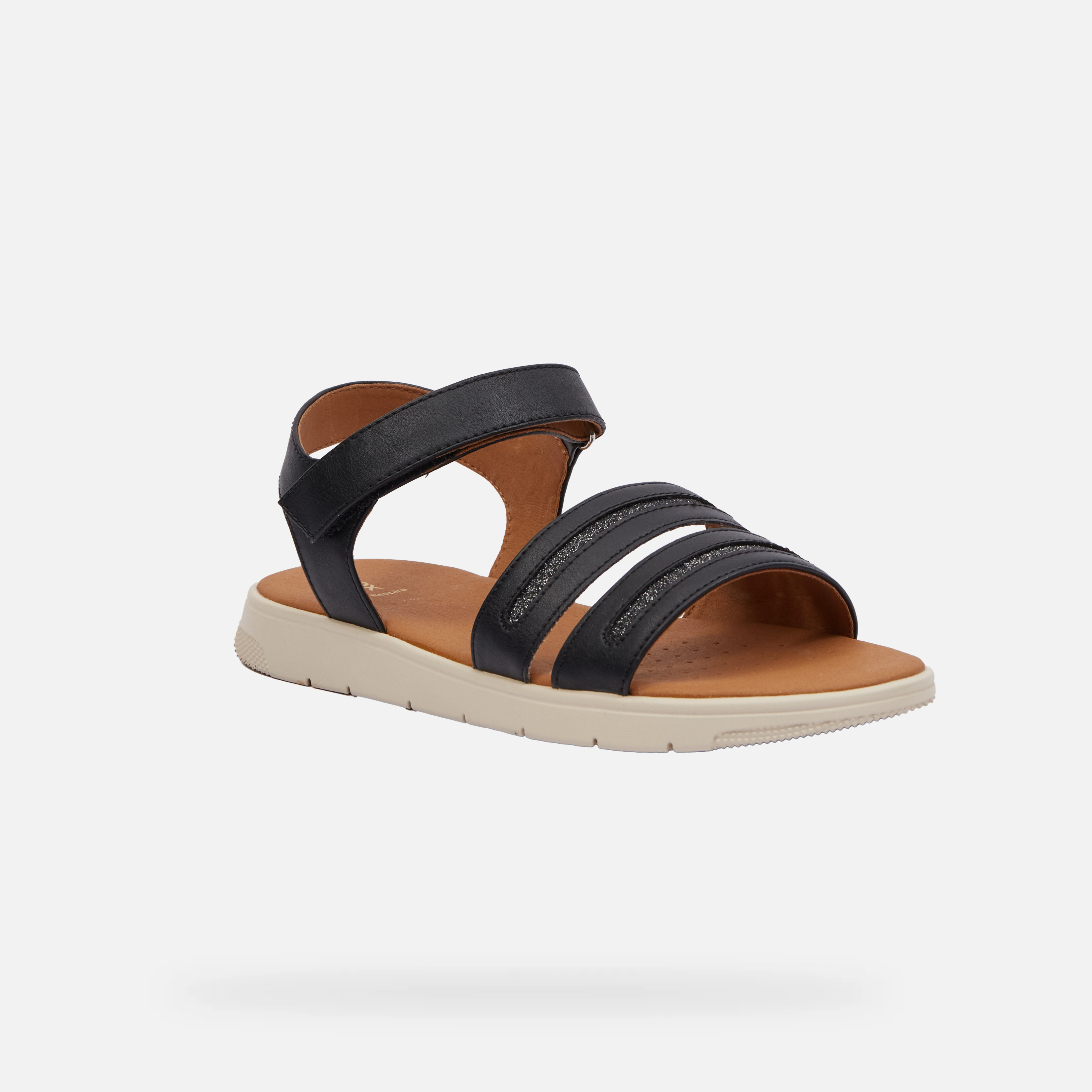 Black women's sandals Geox Dandra - Women's