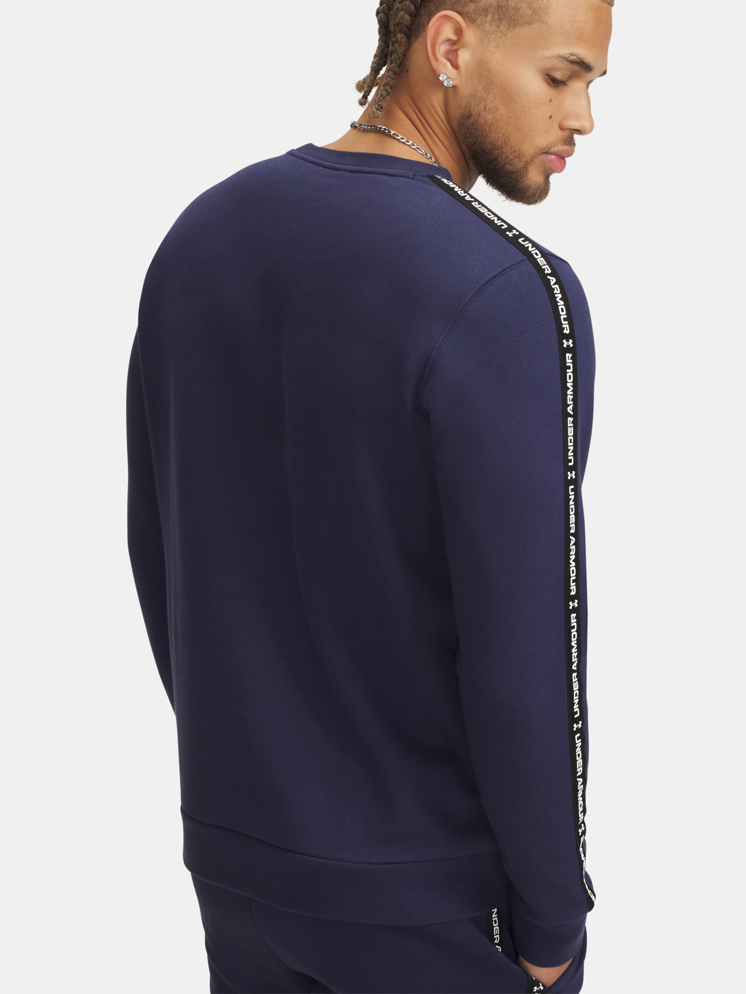 Men's sweatshirt Under Armour UA Icon Fleece Crew Taping - Men's