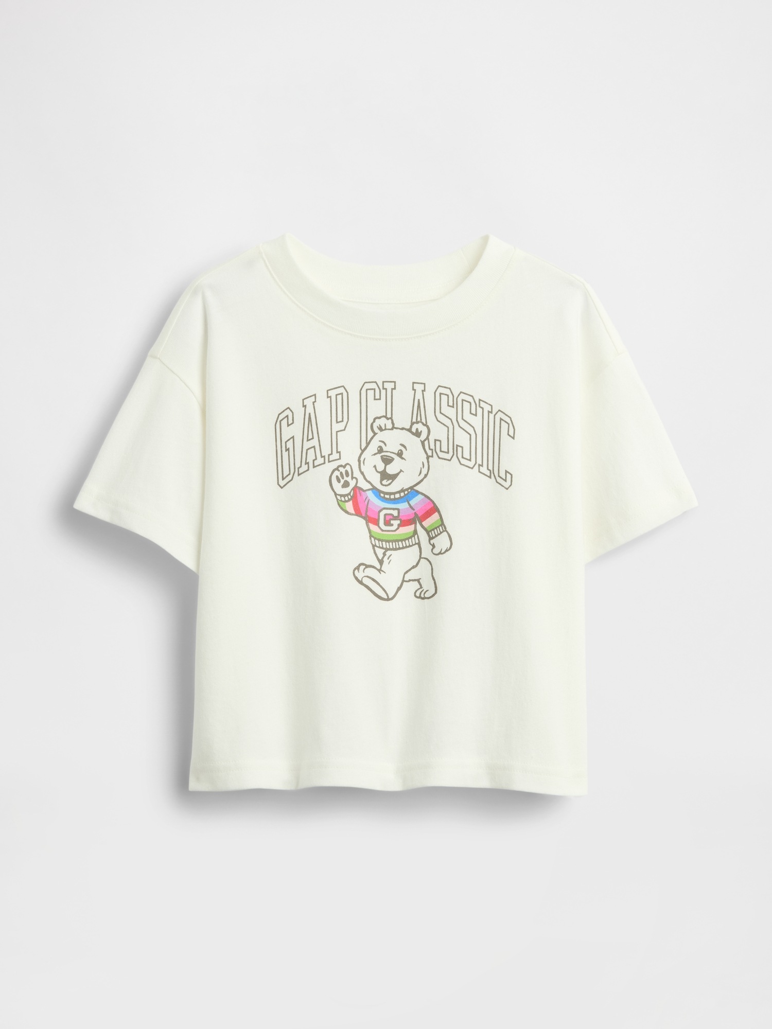 Детска тениска GAP с лого - за момичета