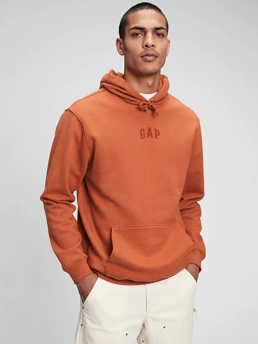 GAP Tricou Logo fleece buzunar hanorac