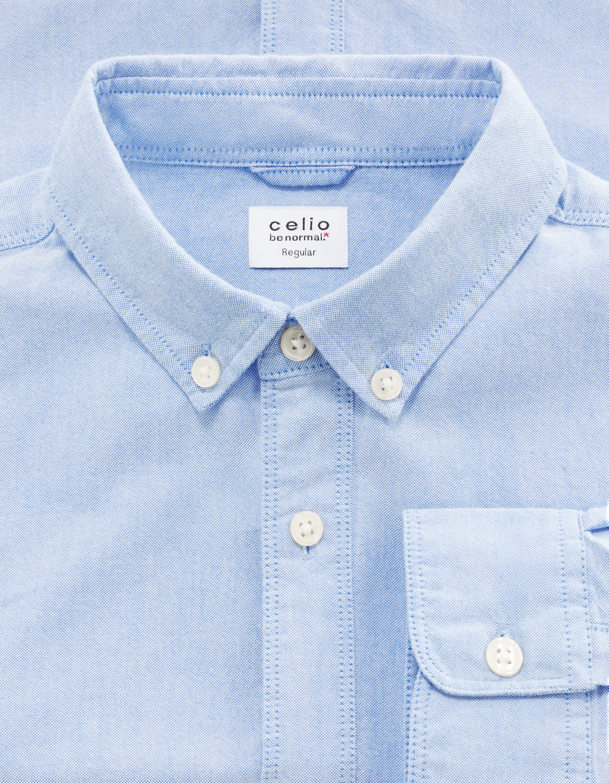 Camasi office pentru barbati Celio - albastru deschis