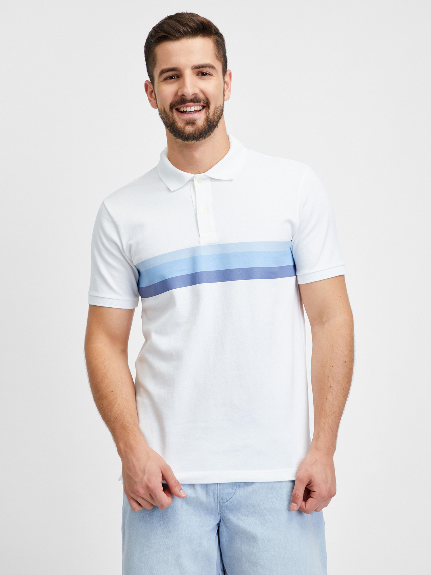 GAP Polo T-shirt With Stripe - Men