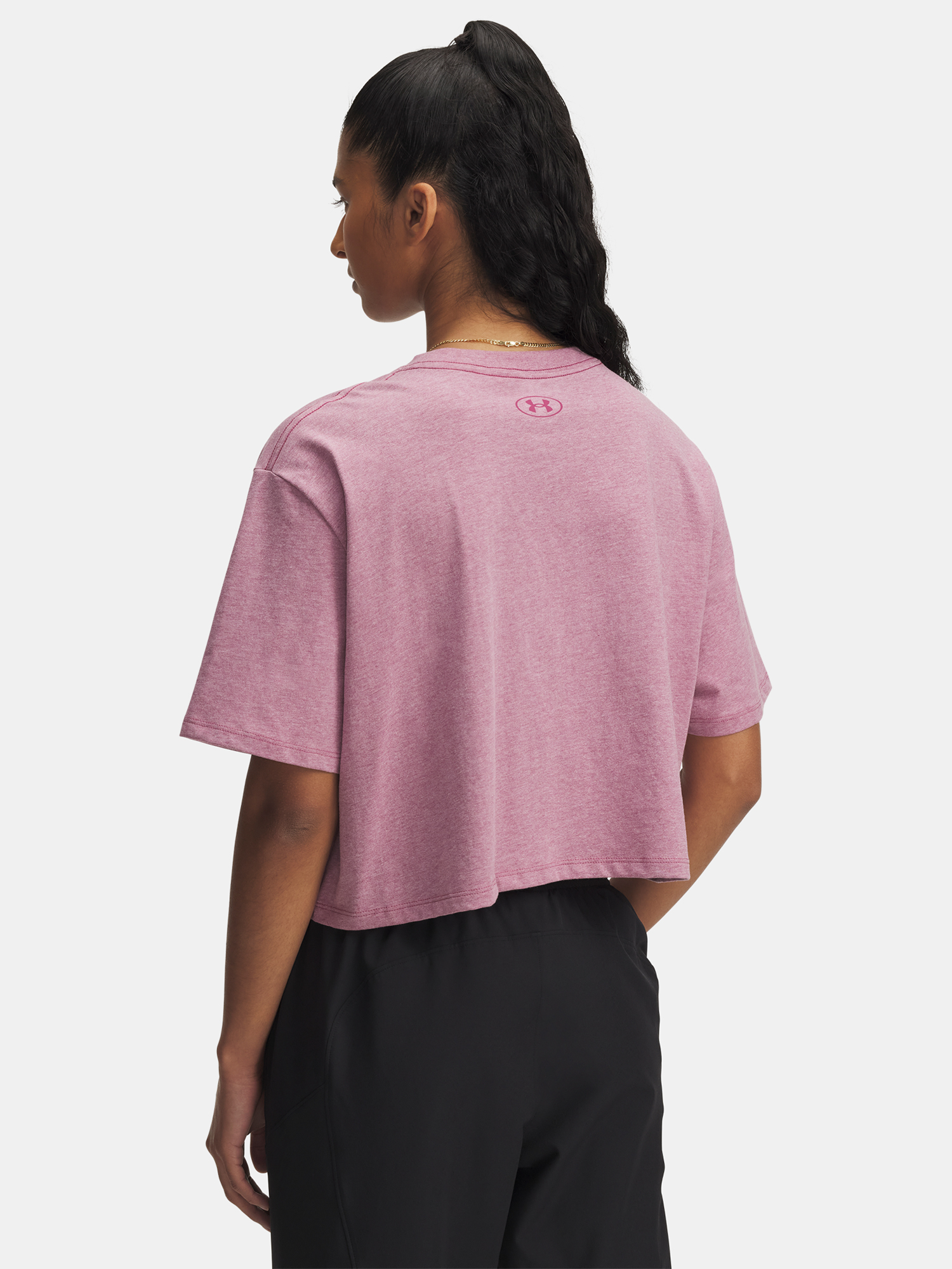 Women's T-shirt Under Armour UA Rival SS-PNK - Women's