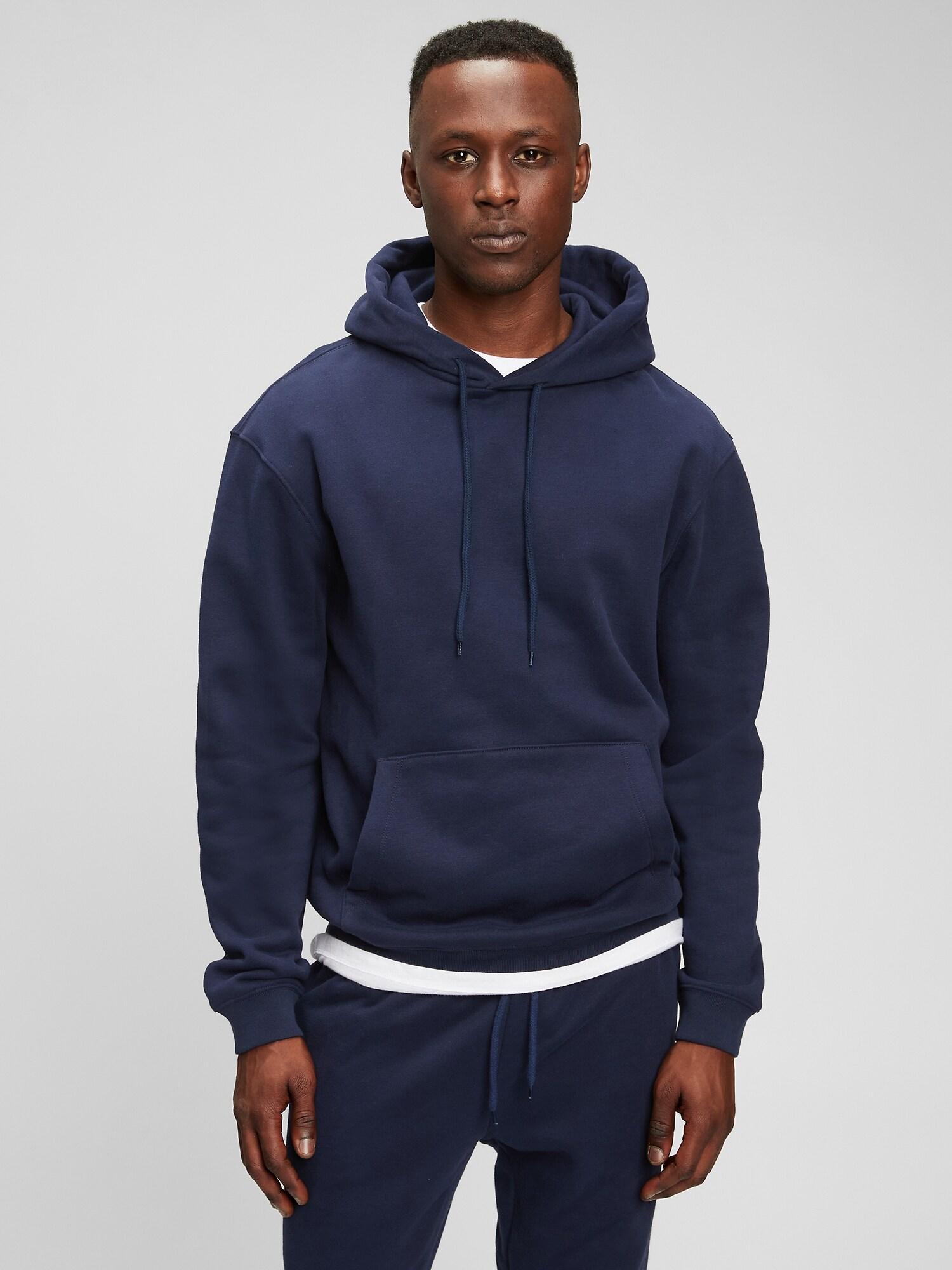 GAP Sweatshirt Fleece Pocket Hoodie - Men