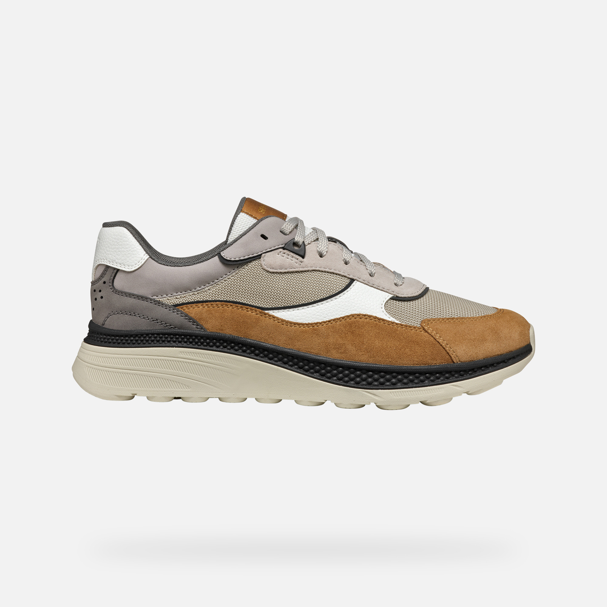 Light brown men's sneakers Geox Spherica Actif X1 - Men