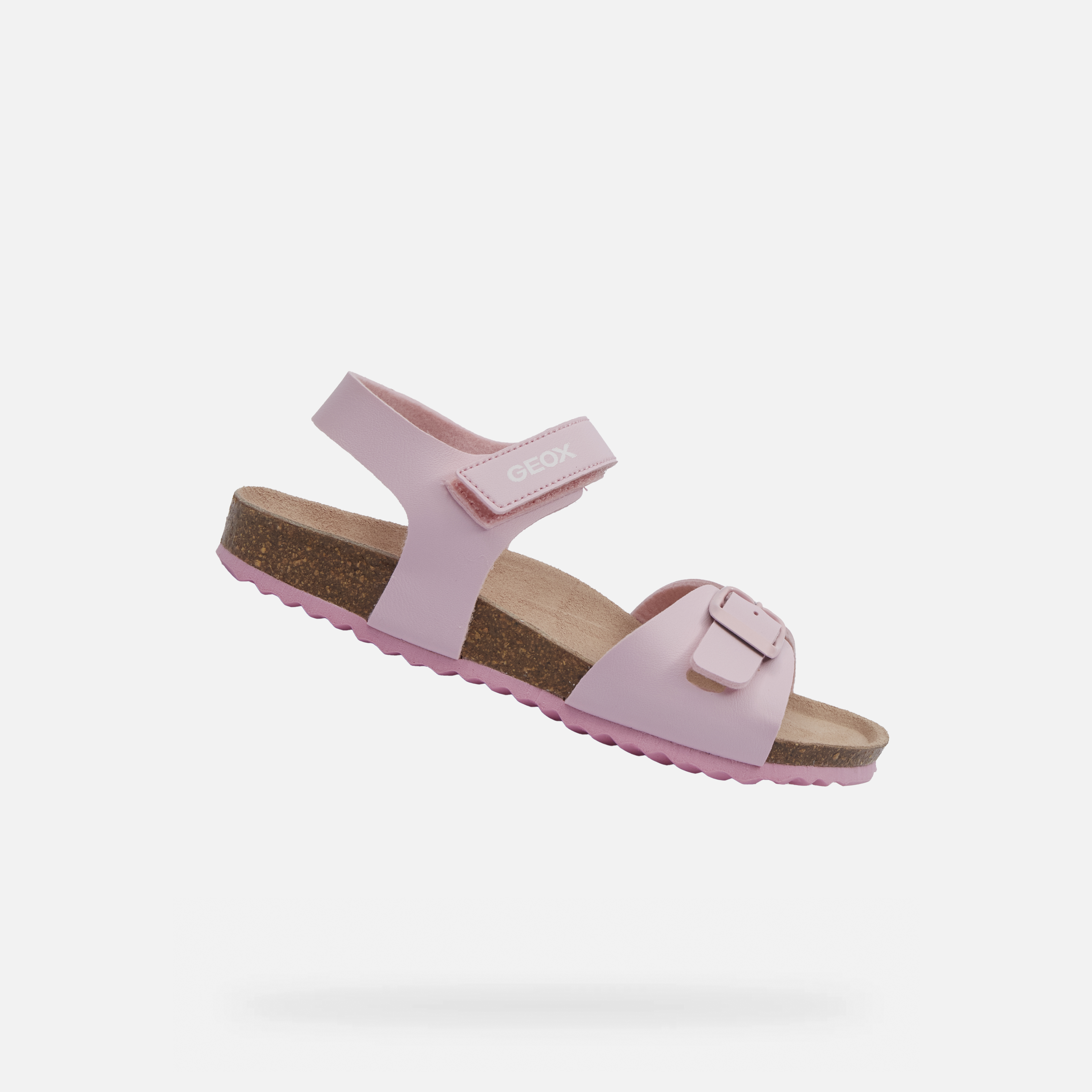 Pink Girls Sandals Geox Adriel - Girls