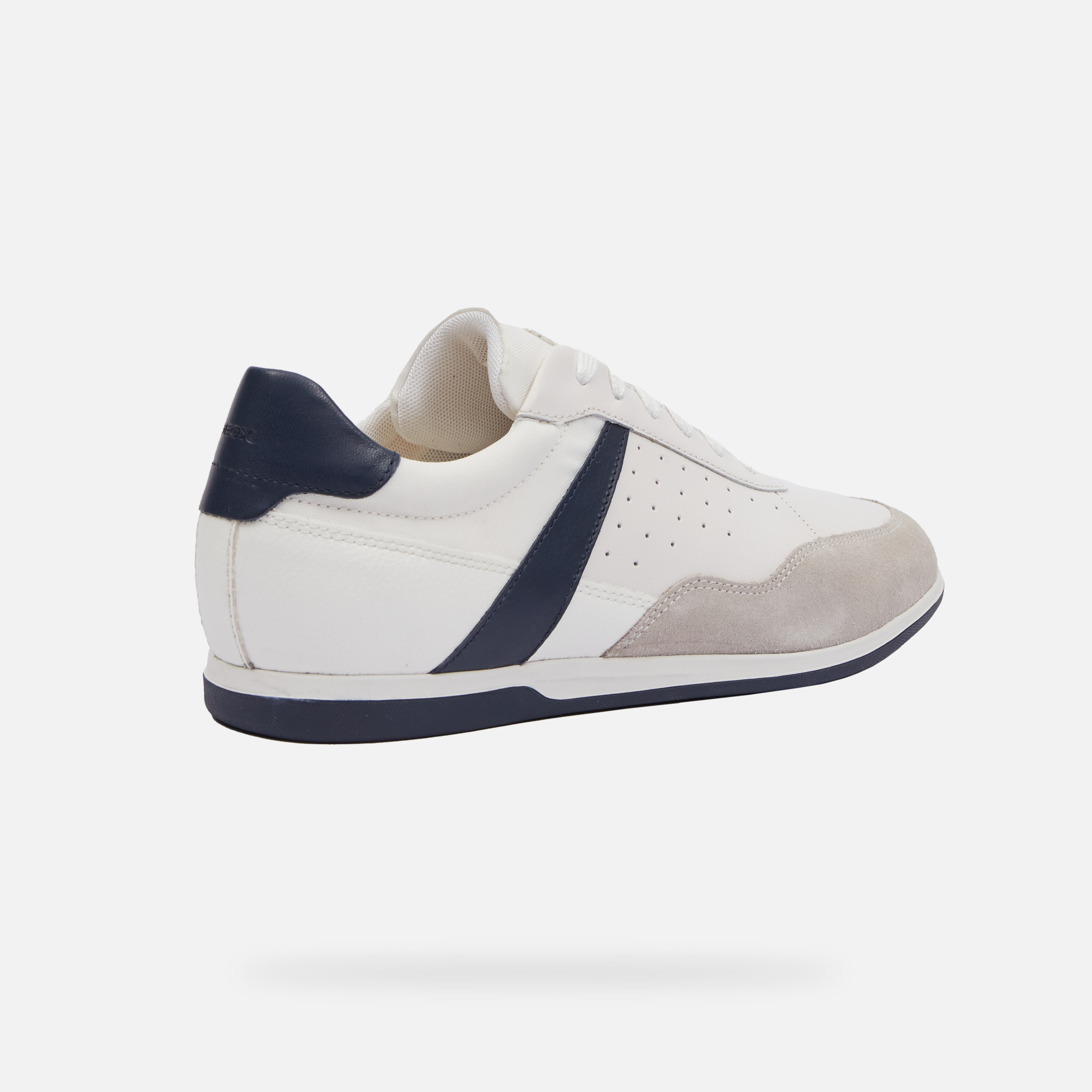 White men's sneakers Geox Renan - Men's