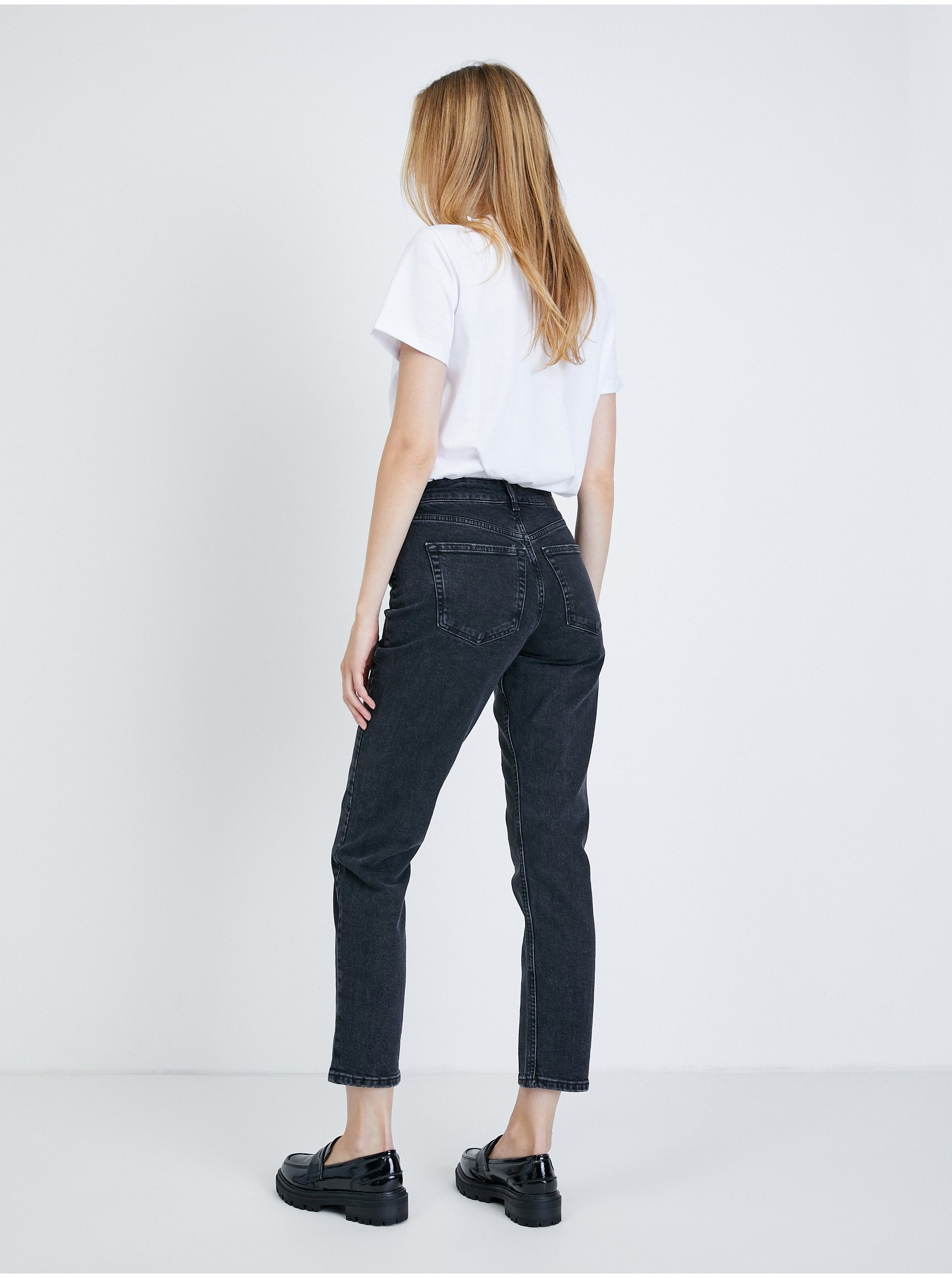 Black straight fit jeans VERO MODA Sara