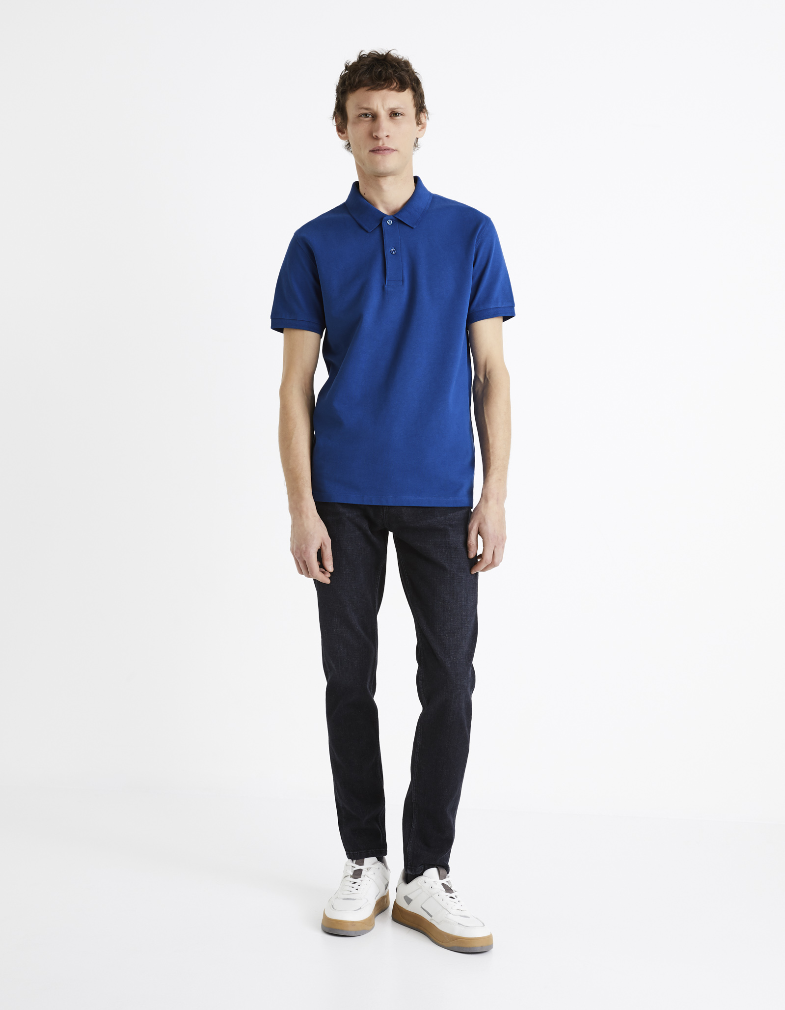 Slim fit pentru barbati Celio - negru