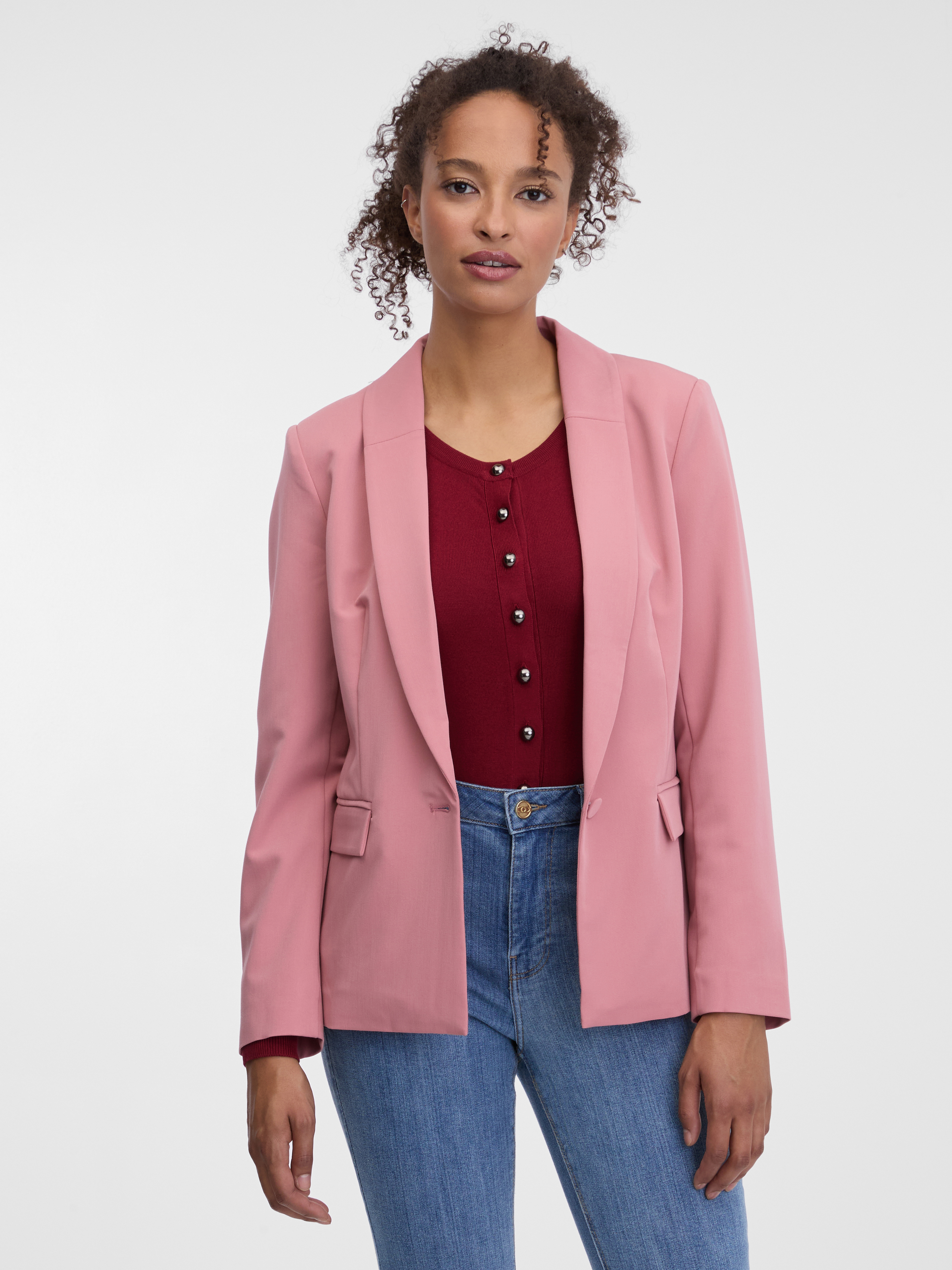 Light pink women&#039;s blazer ORSAY - Women&#039;s
