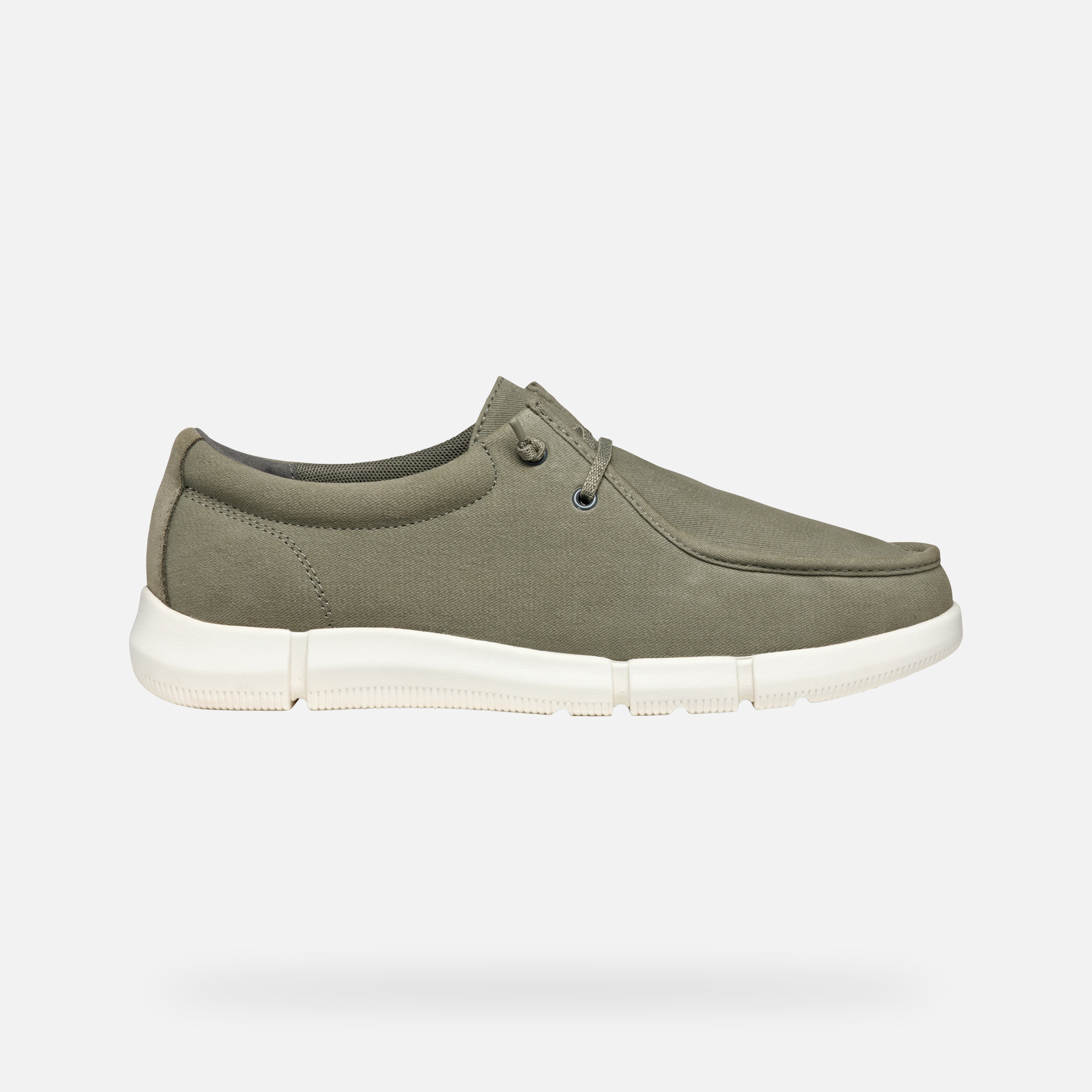 Light grey men&#039;s moccasins Geox Adacter - Men&#039;s