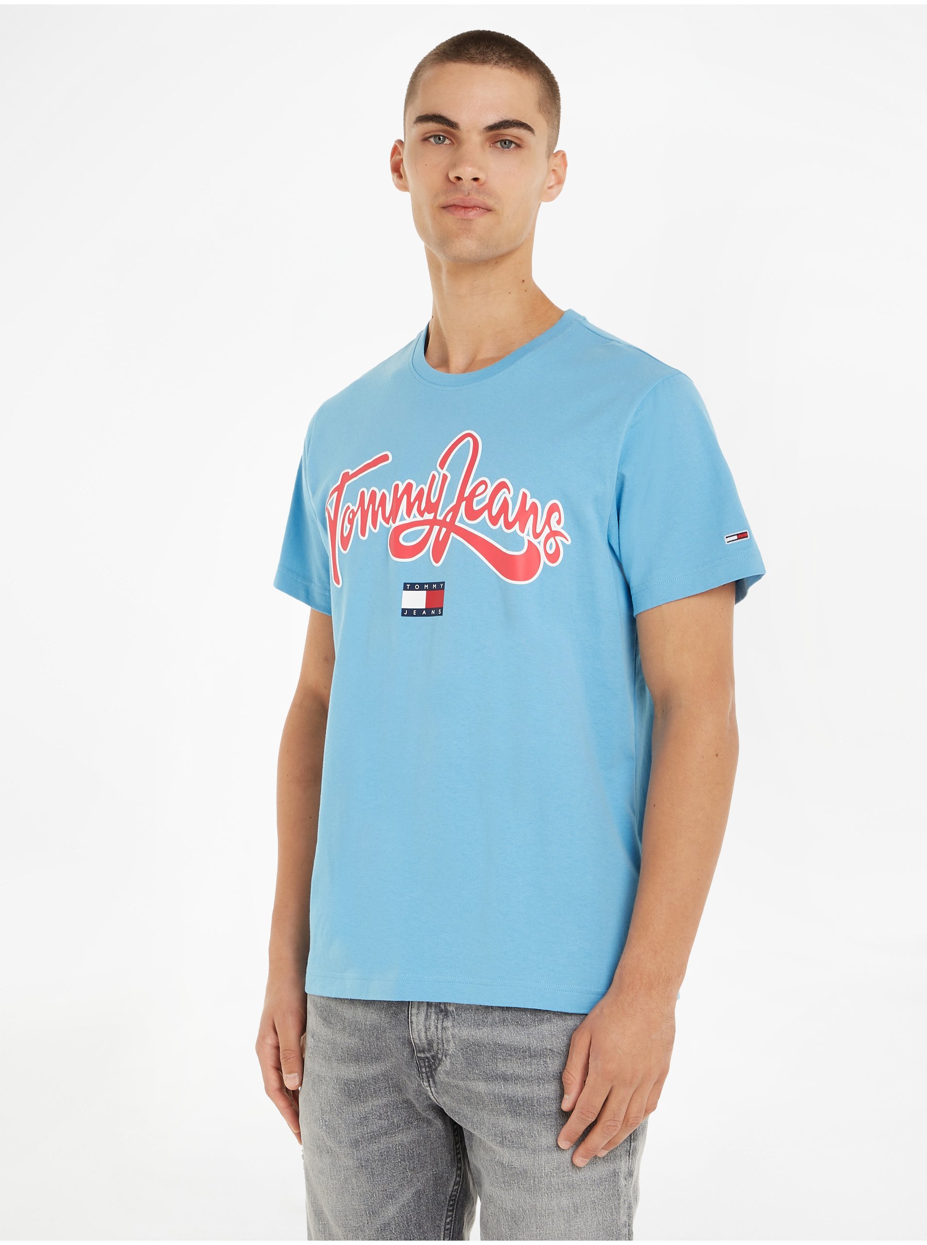 Light Blue Men's T-Shirt Tommy Jeans - Men