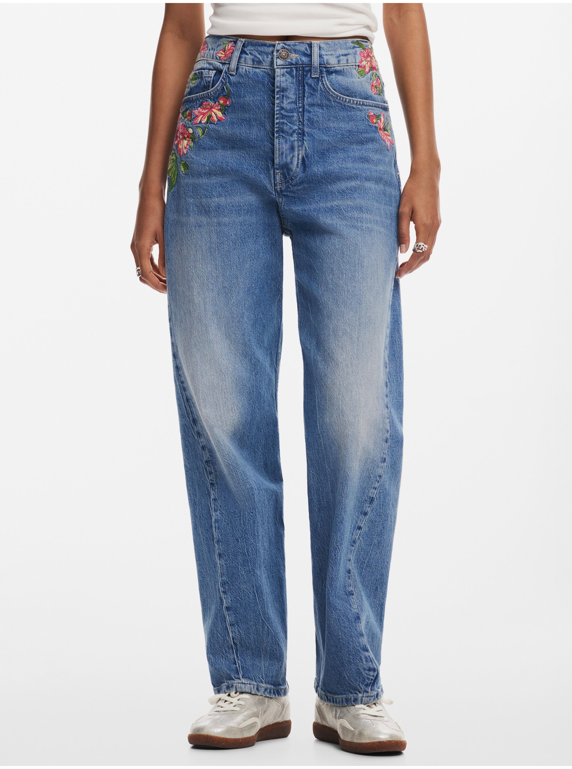 Women&#039;s straight jeans Desigual Carina - Women