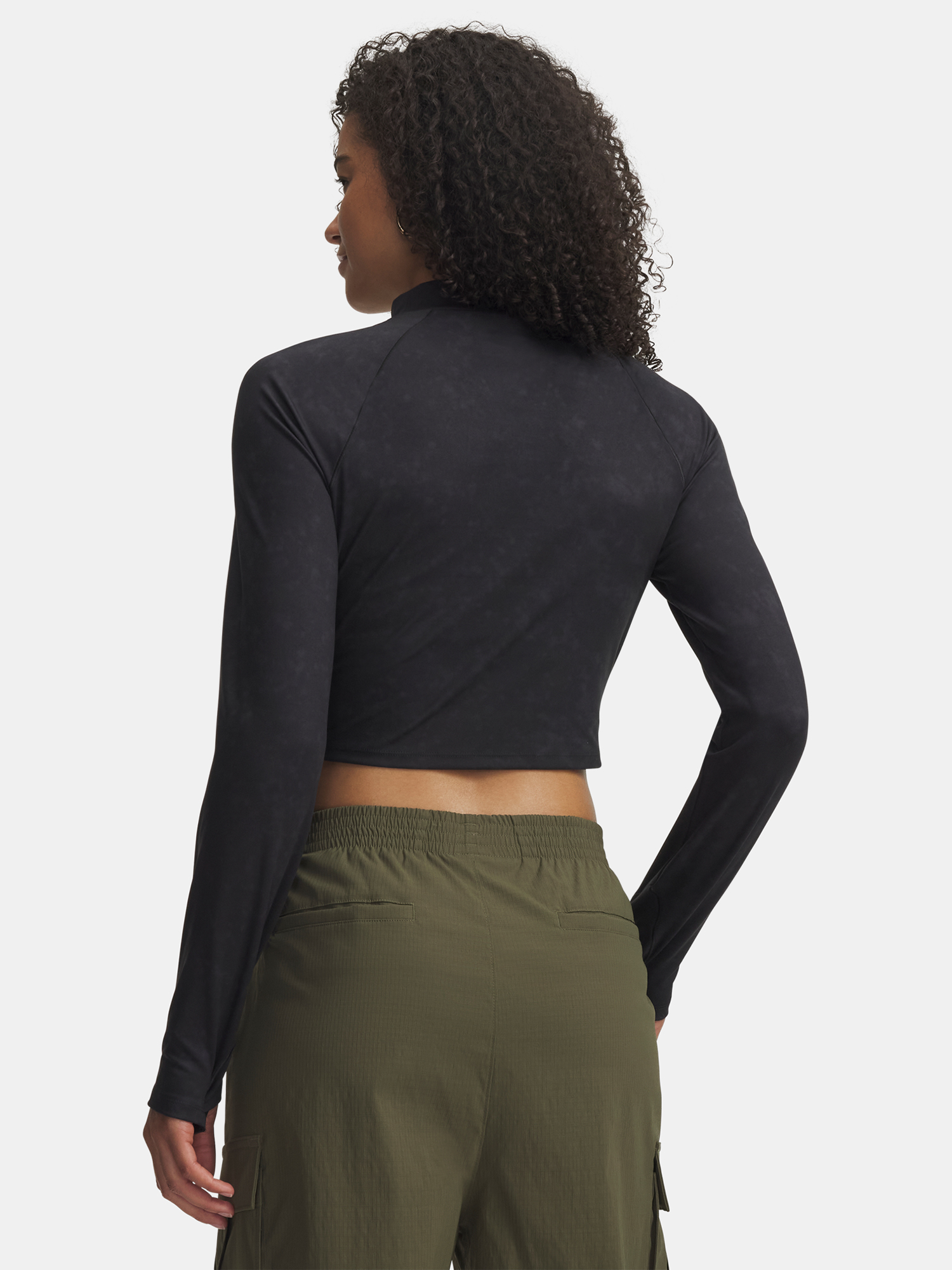 Under Armour Meridian Suede Effect LS-BLK Women's T-Shirt - Women's