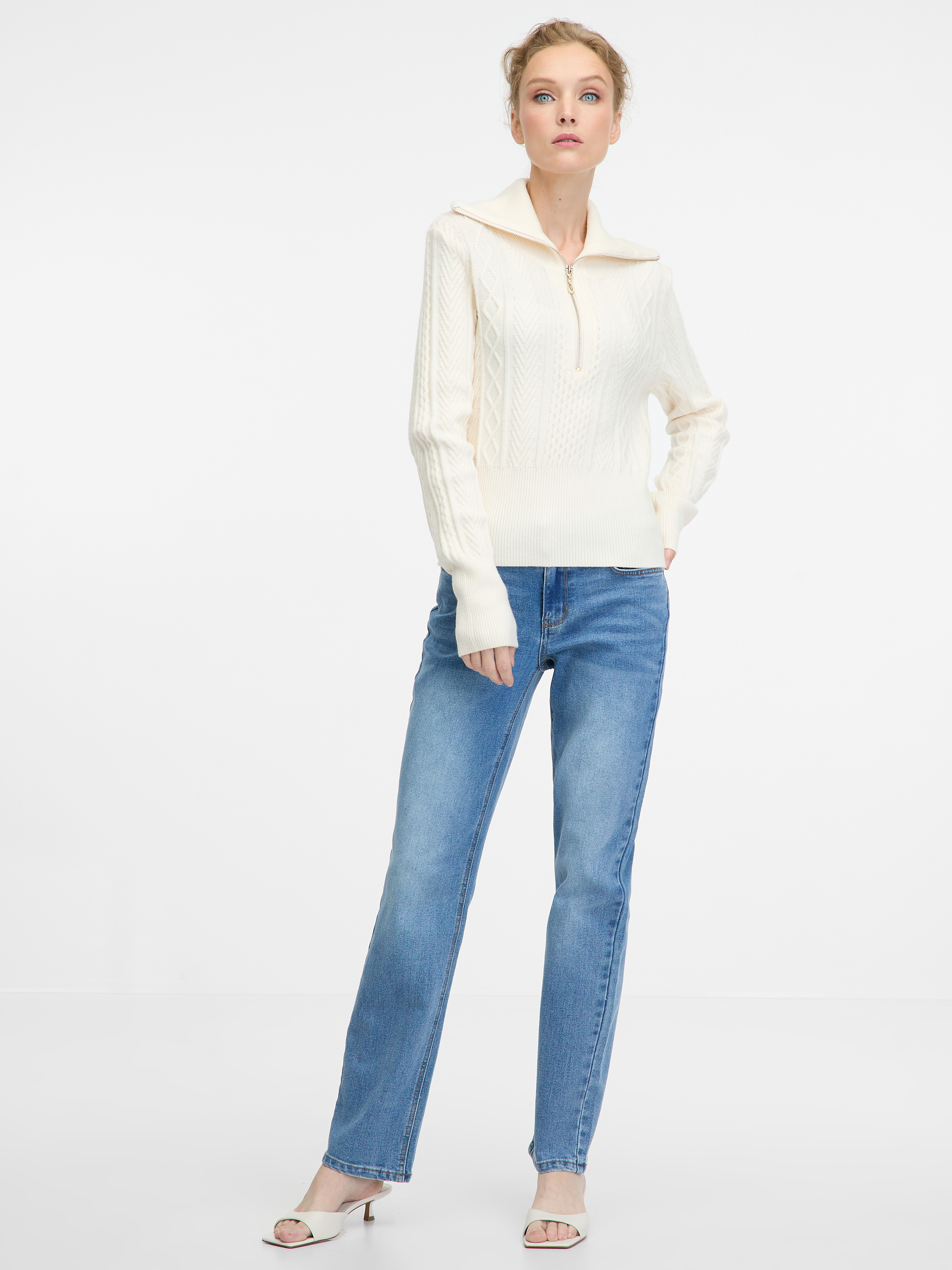 Cream women's sweater ORSAY - Women's