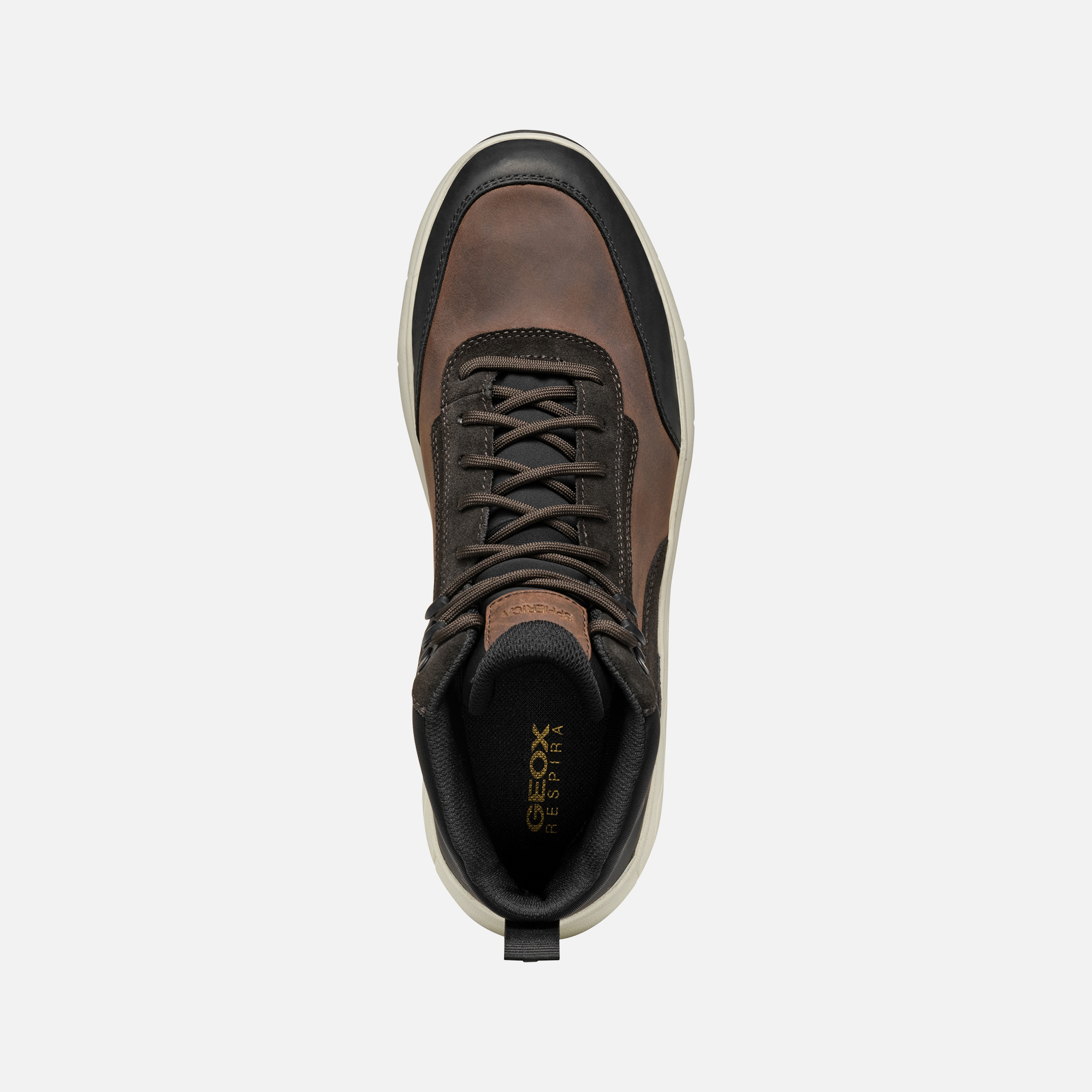 Brown men&#039;s ankle boots Geox Spherica 4X4 Abx - Men