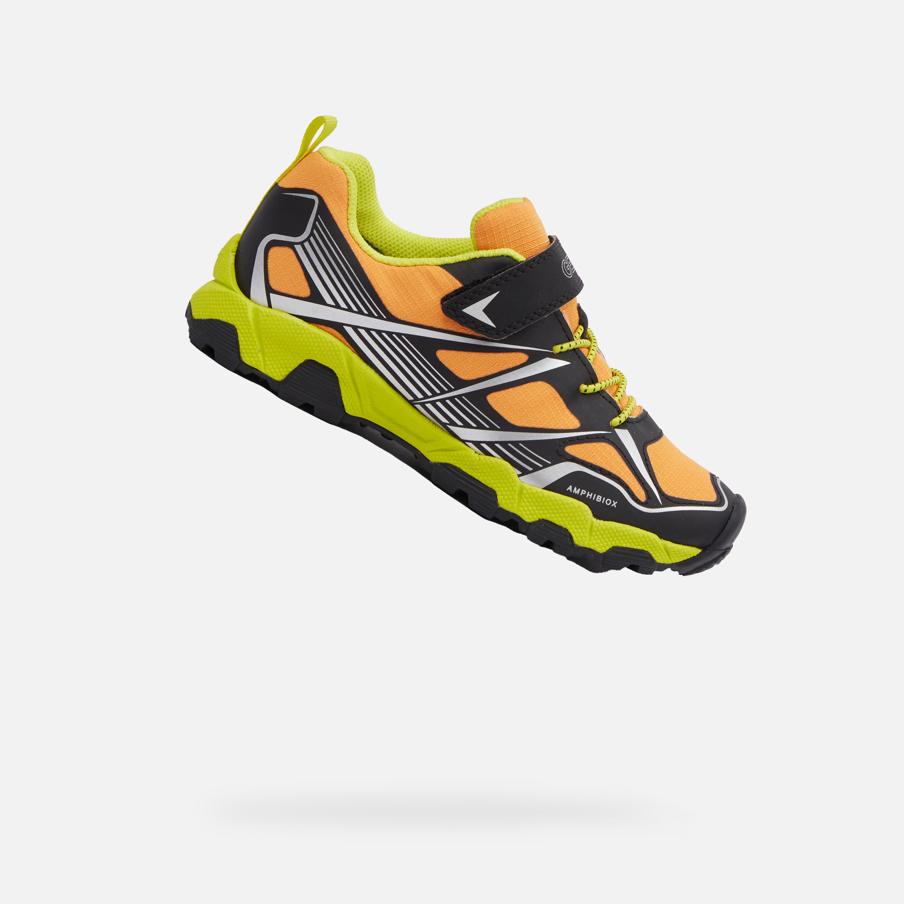 Yellow boys sneakers Geox Magnetar B ABX - Boys