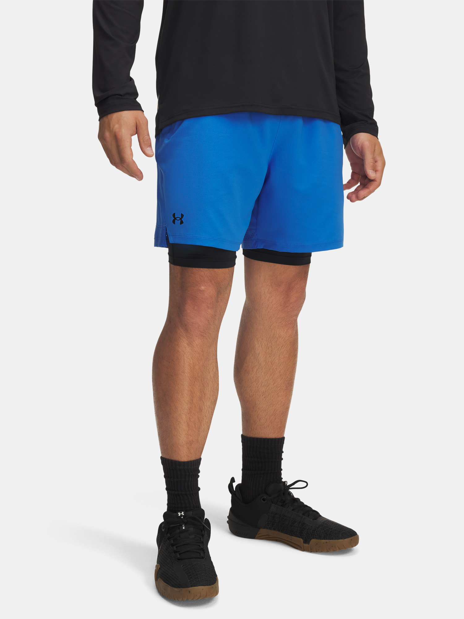 Mens shorts Under Armour UA Vanish Woven 2in1 Sts-BLU - Mens