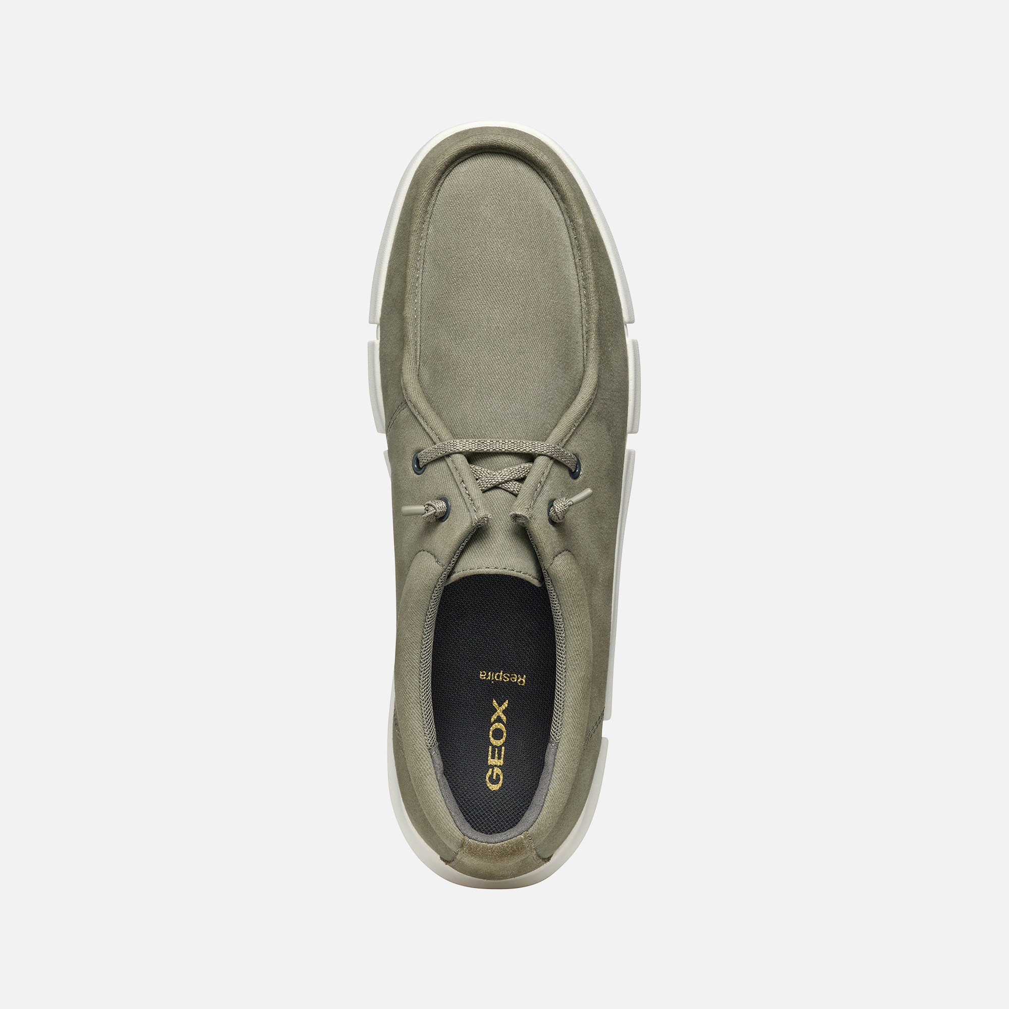 Light grey men&#039;s moccasins Geox Adacter - Men&#039;s