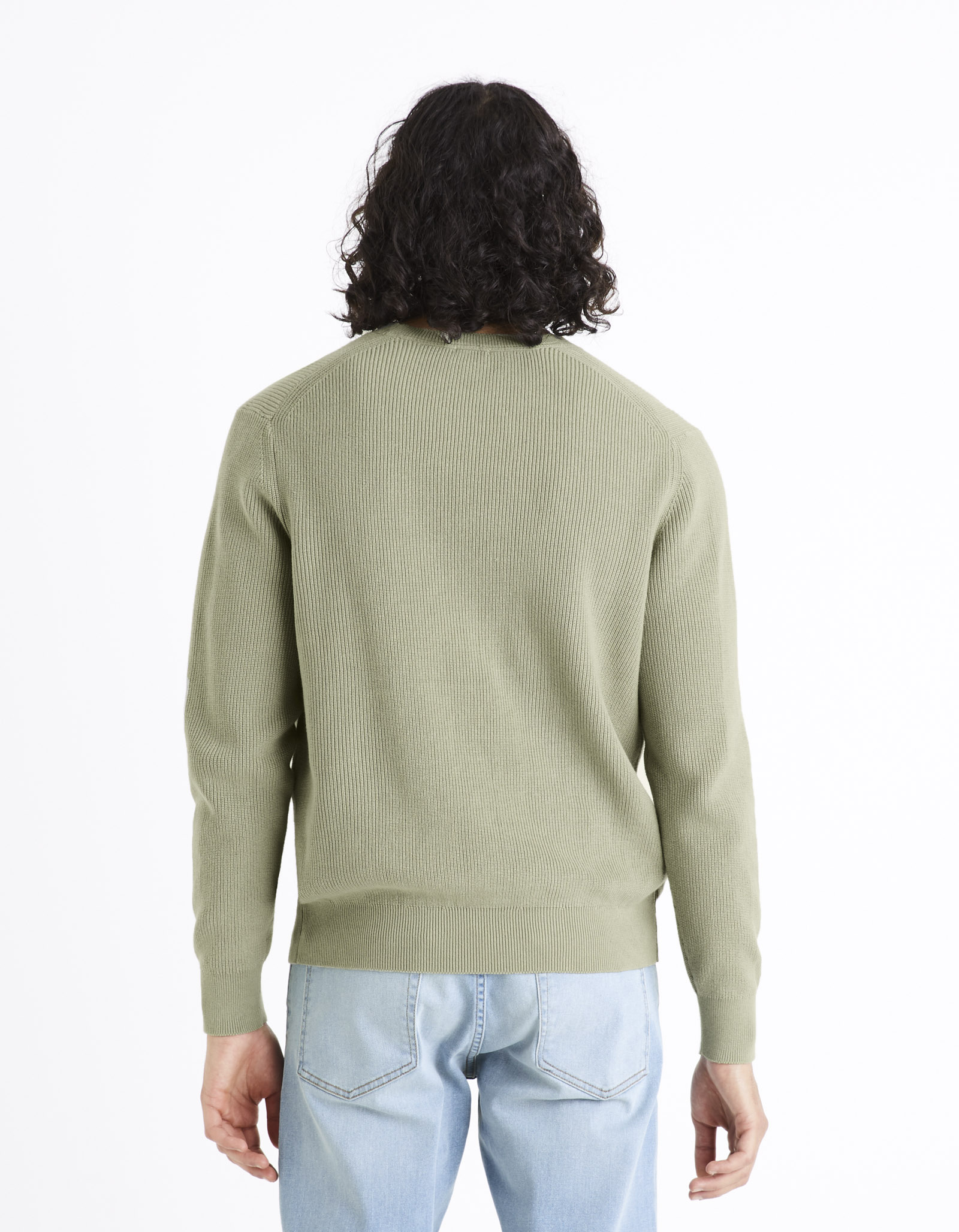 Pulovere pentru barbati Celio - verde