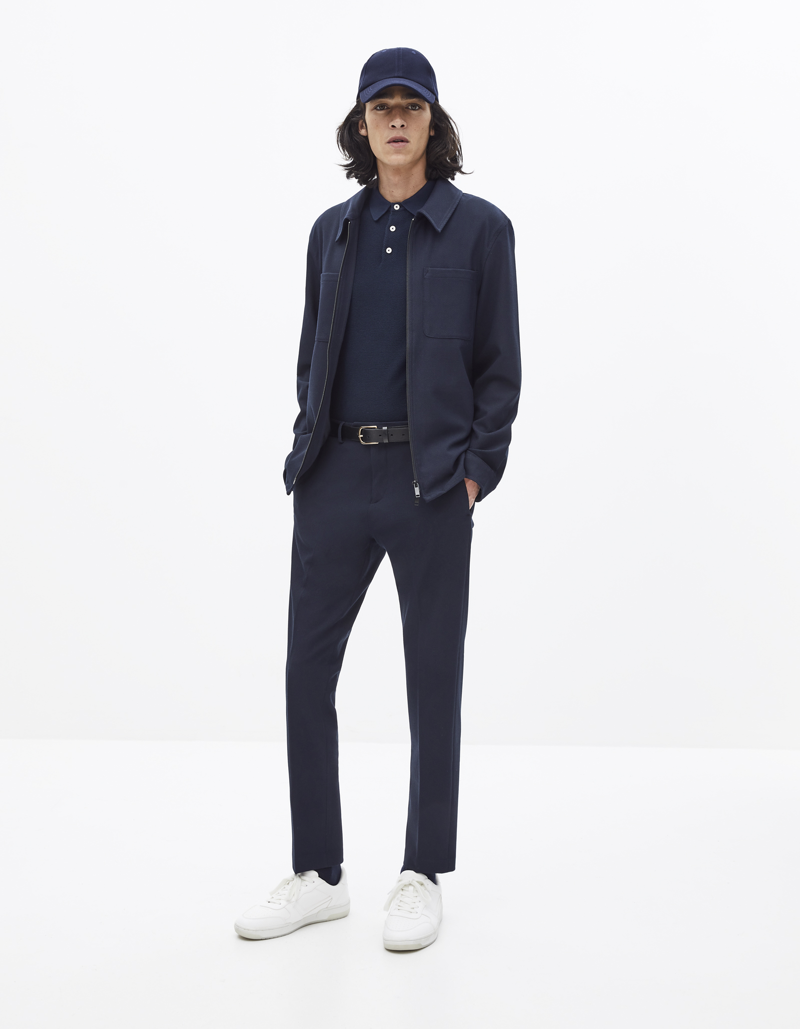 Jachete subtire pentru barbati Celio - albastru