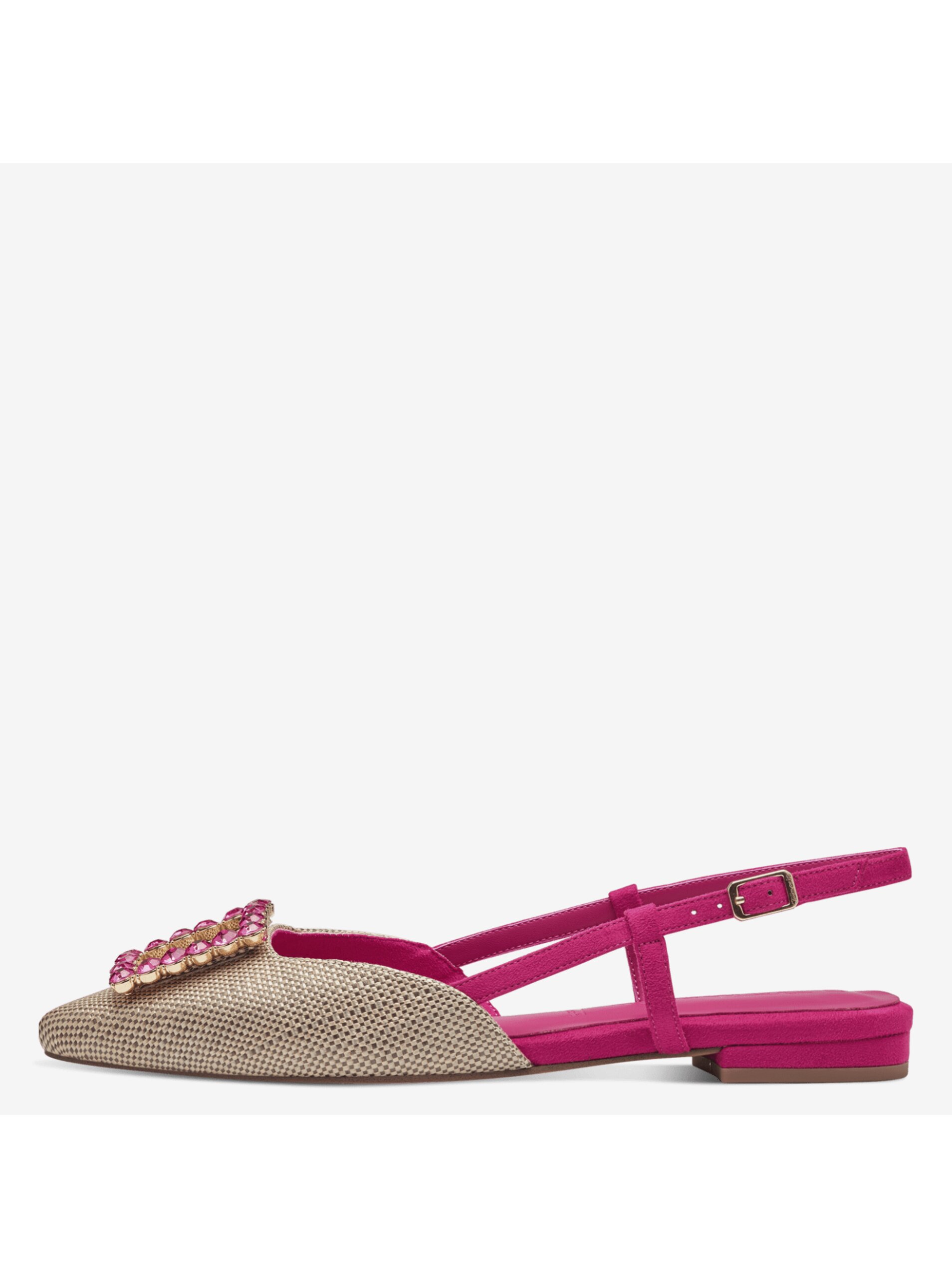 Tamaris women's pink and beige sandals - Women