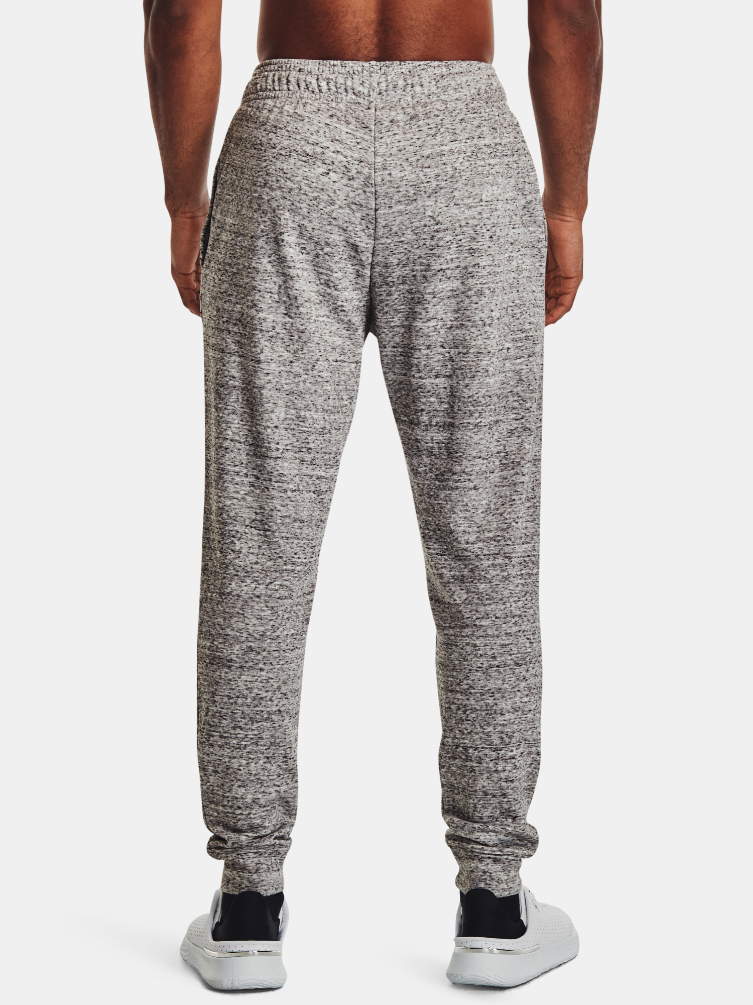 Pantaloni sport si de casa pentru barbati Under Armour - alb