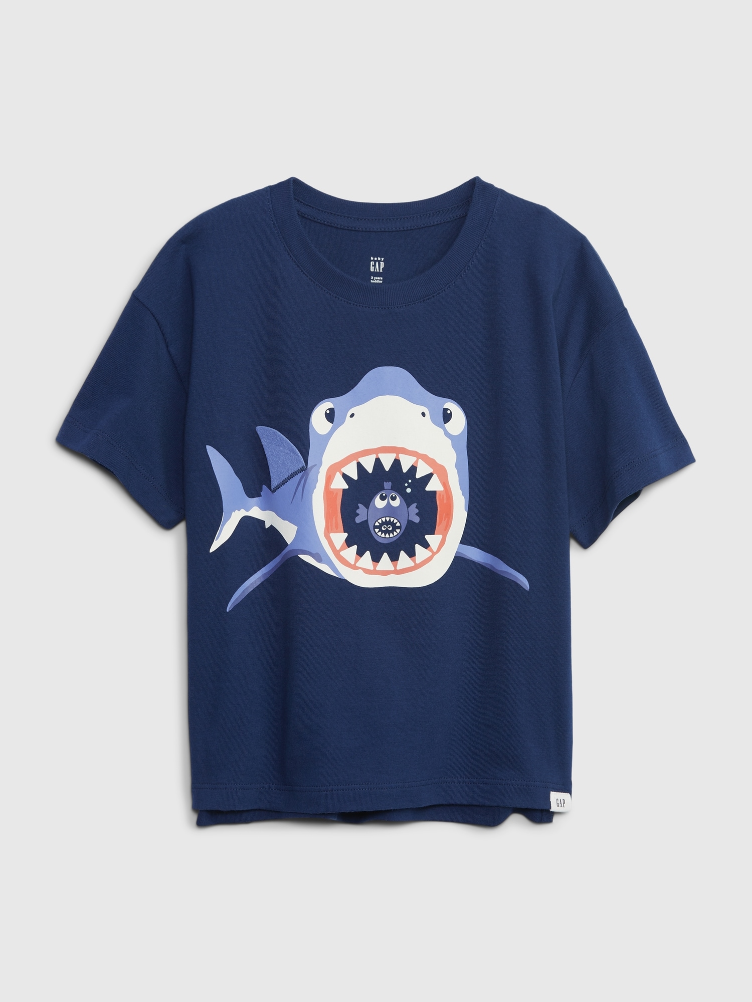 GAP Children's T-shirt With Shark Print - Boys