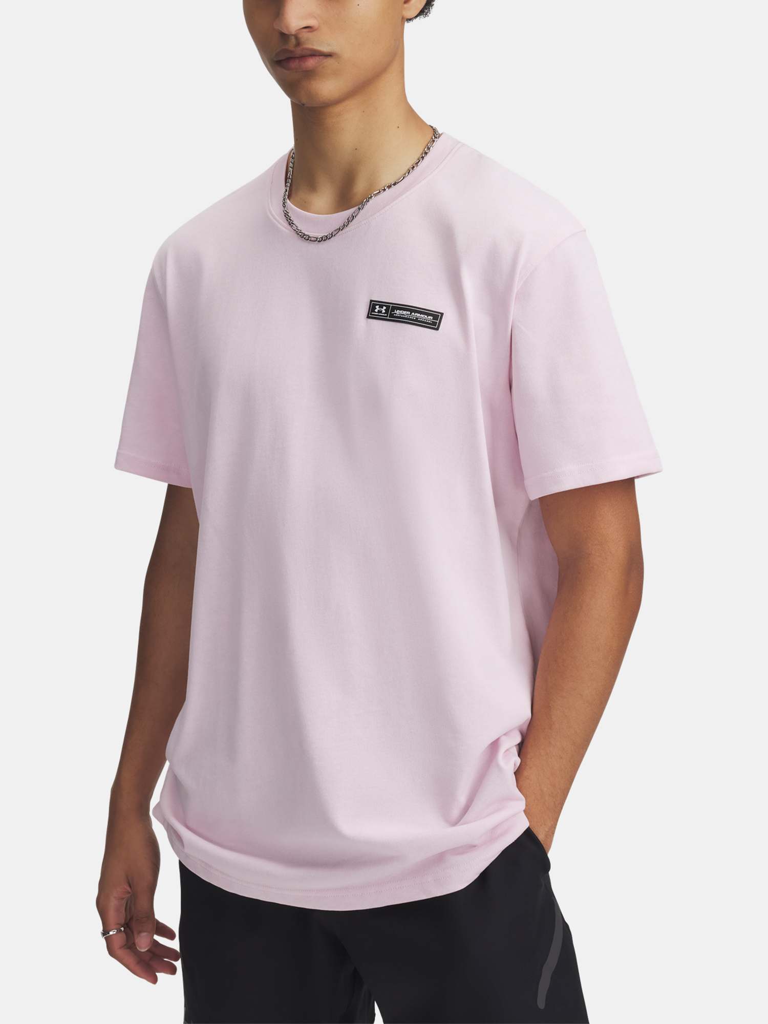 Men's T-shirt Under Armour UA HW ARMOUR LABEL SS - Men's