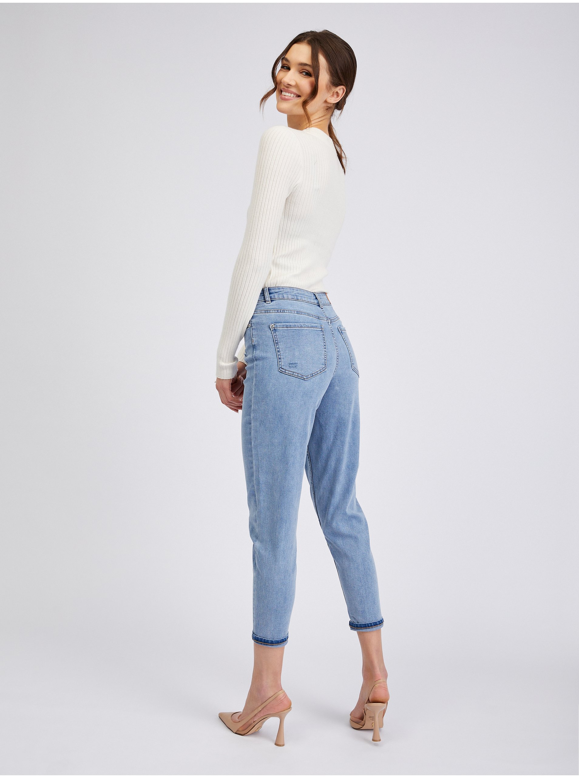 Orsay Light blue women's mom fit jeans - Women's